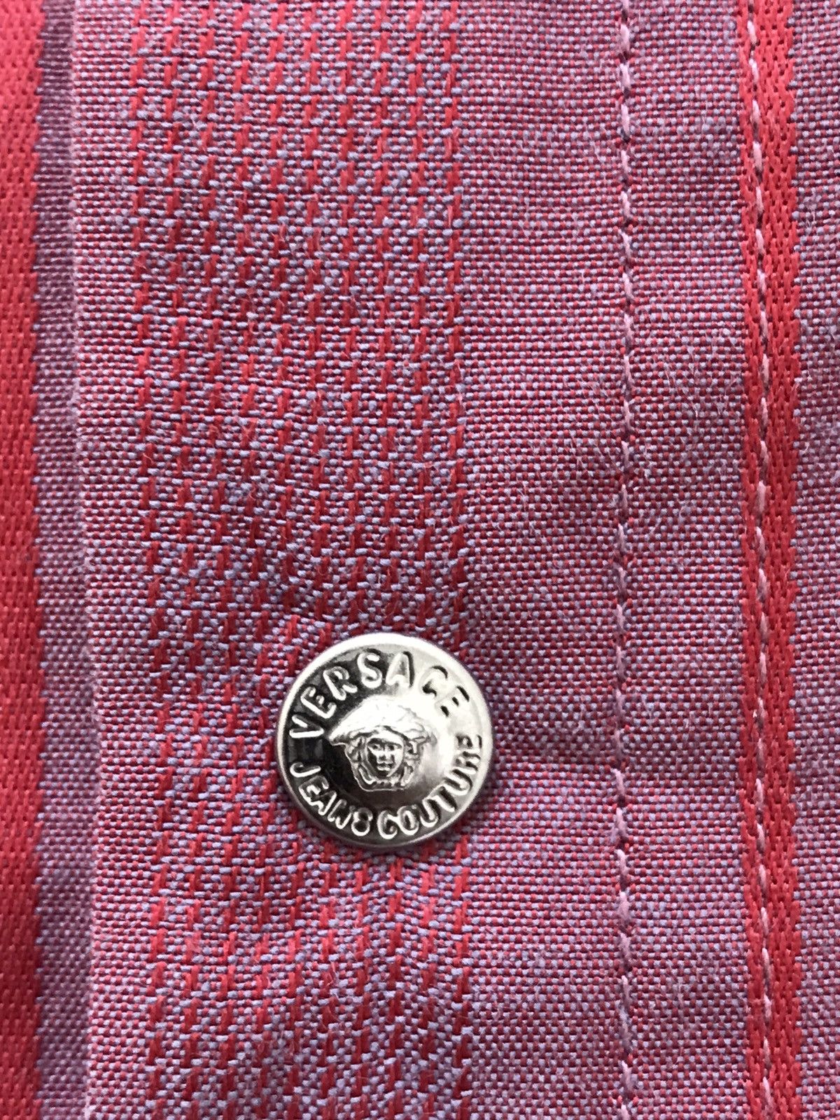 Versace Jeans Couture Versace Jeans Couture Medusa Button Long Sleeve Shirt Size US XXL / EU 58 / 5 - 10 Thumbnail