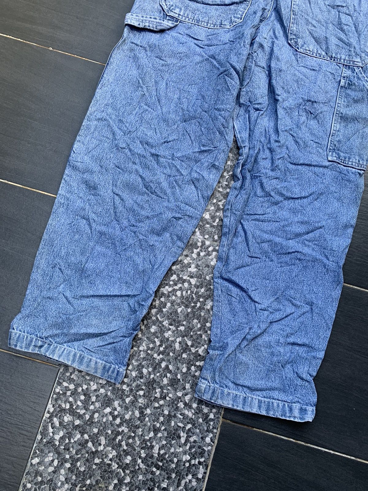 Japanese Brand × Vintage Gunuine Dungarees Overall Denim Size US 36 / EU 52 - 10 Thumbnail