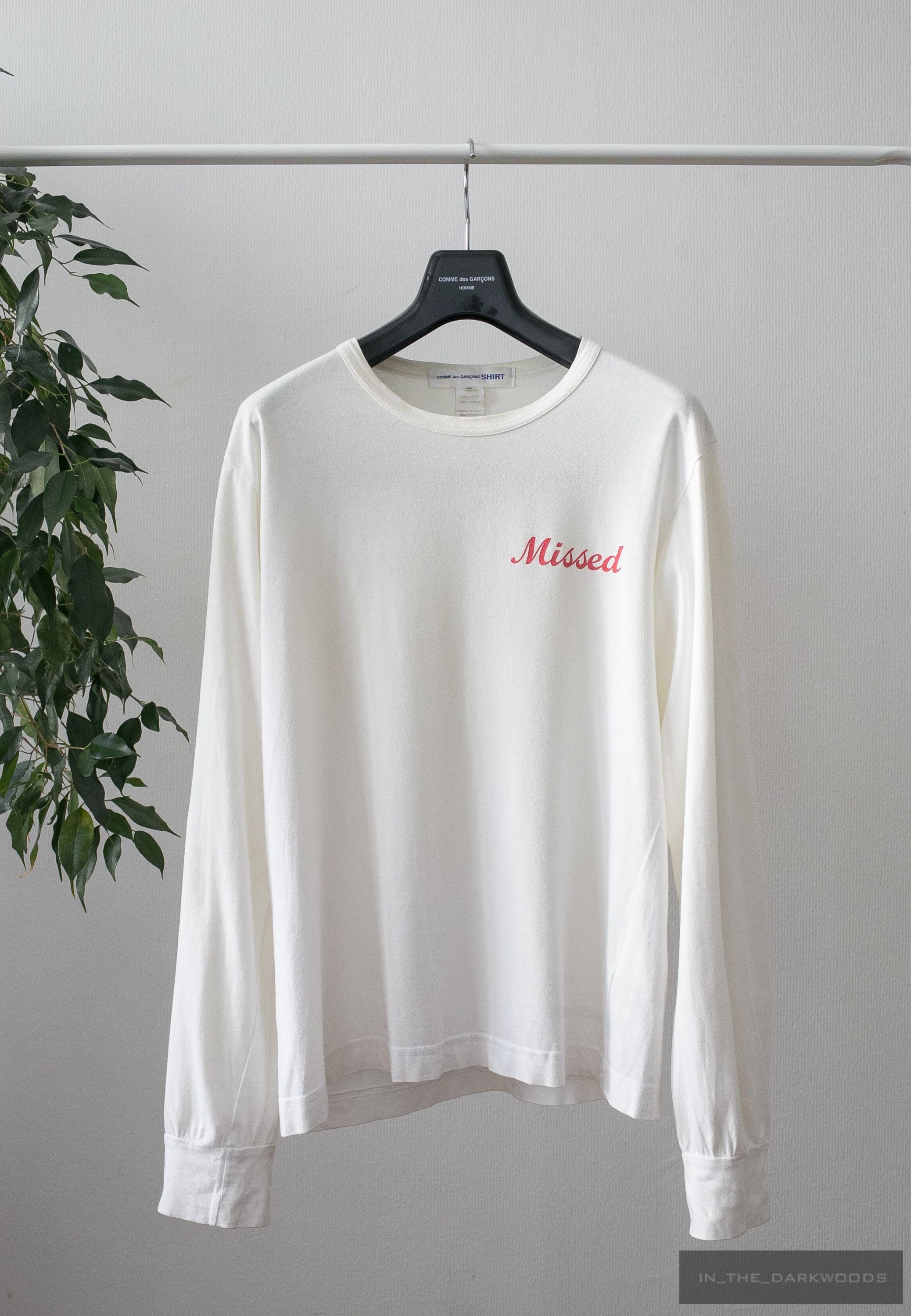 Comme des Garcons Homme cotton longsleeve Size US M / EU 48-50 / 2 - 1 Thumbnail