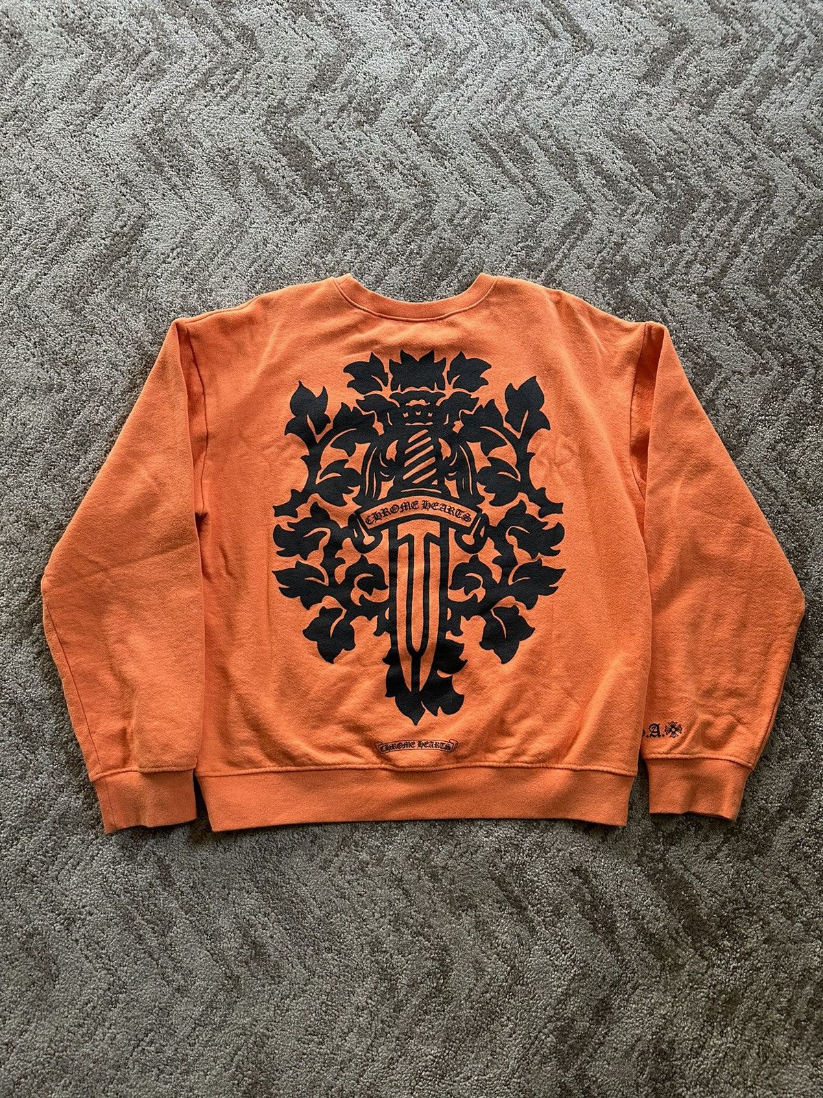 Chrome Hearts Chrome hearts dagger Crewneck Size US L / EU 52-54 / 3 - 9 Thumbnail