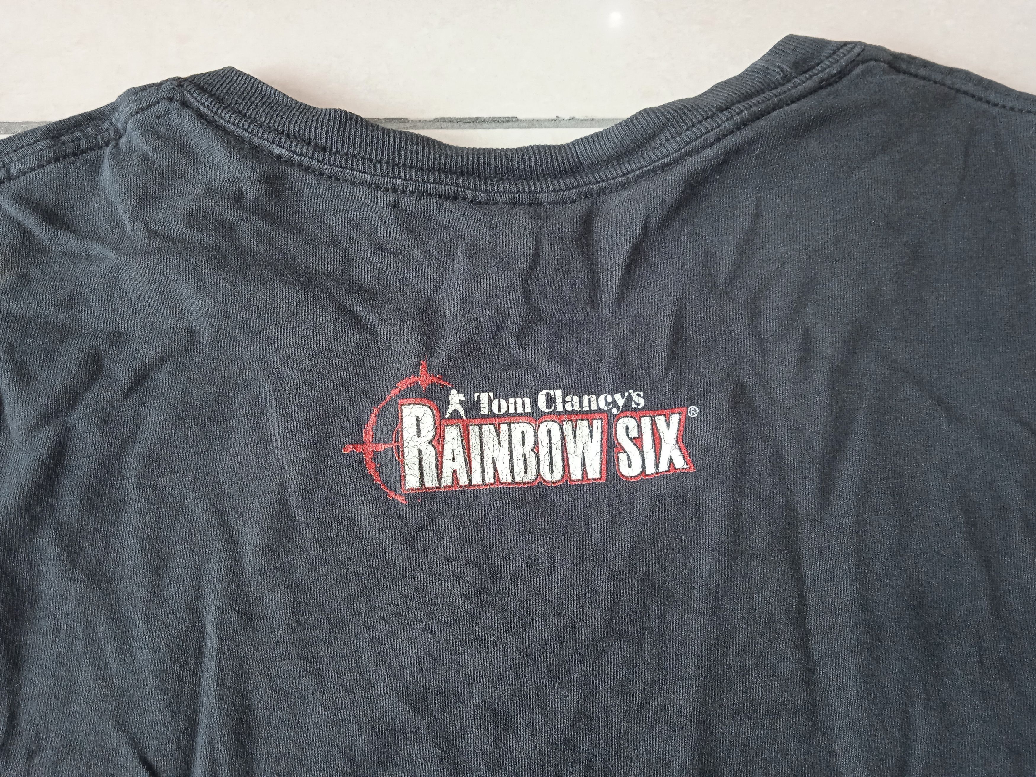 Vintage Vintage 00s Tom Clancy's Rainbow Six Promo T Shirt Game Size US L / EU 52-54 / 3 - 3 Thumbnail