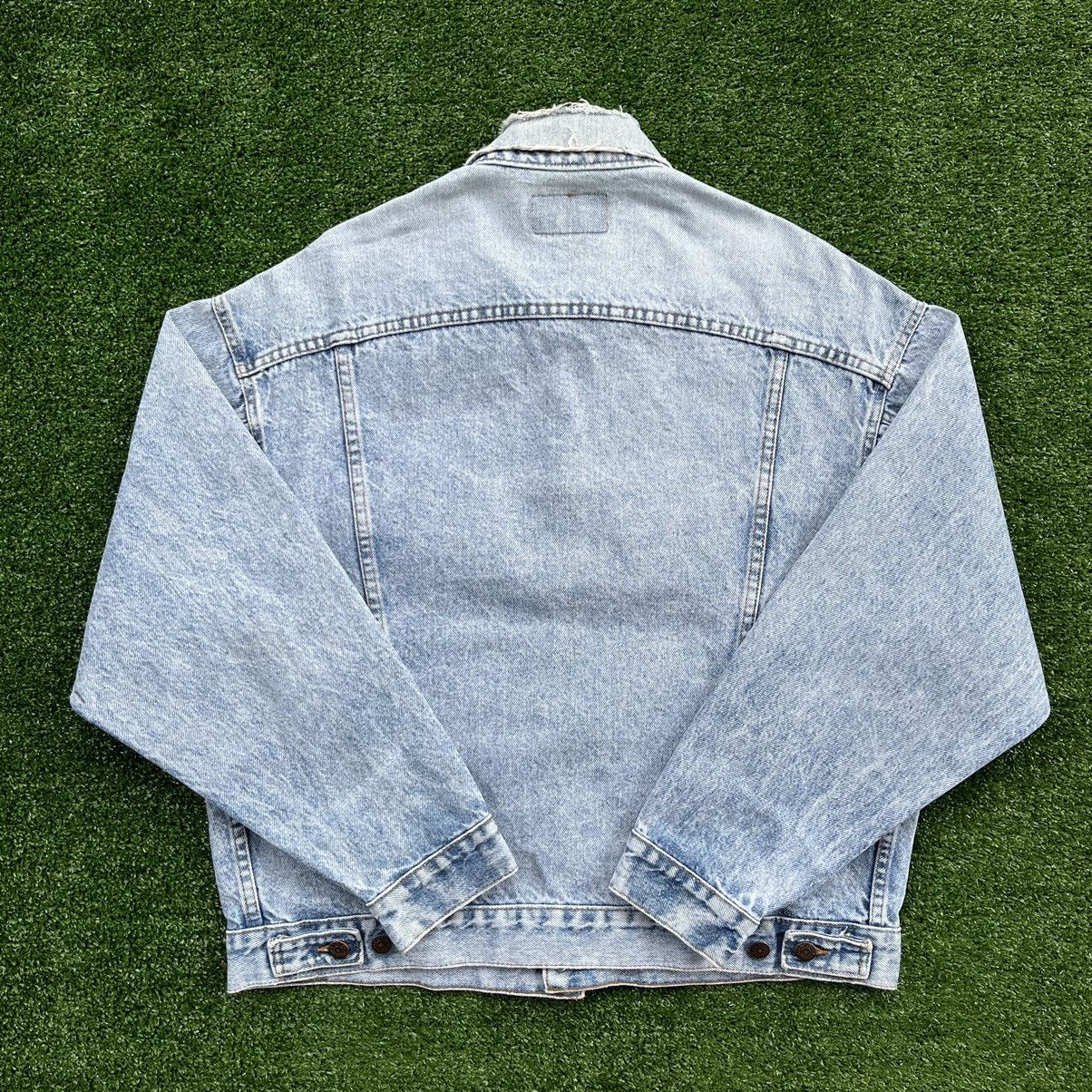 Levi's × Vintage Vintage 80’s 90’s Levis Denim Jacket Size US L / EU 52-54 / 3 - 2 Thumbnail