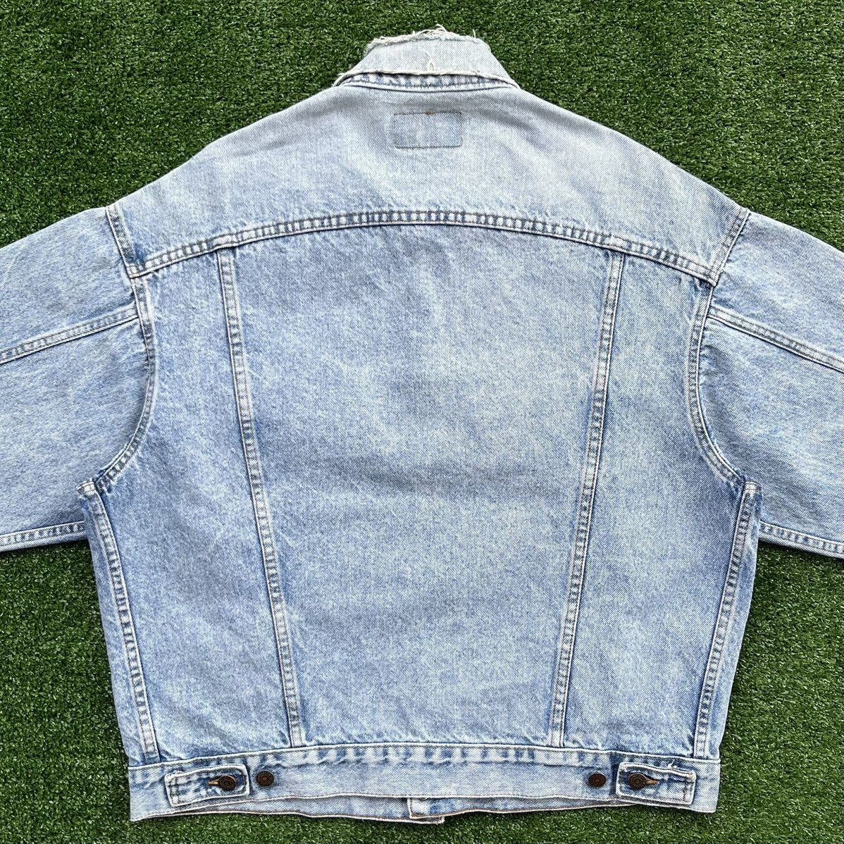 Levi's × Vintage Vintage 80’s 90’s Levis Denim Jacket Size US L / EU 52-54 / 3 - 8 Thumbnail