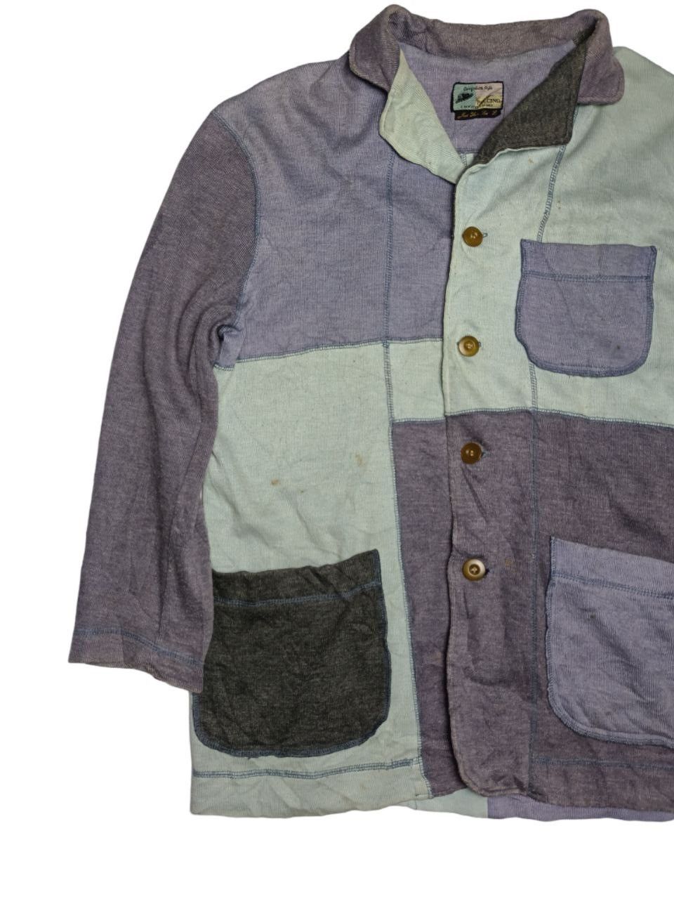 Japanese Brand Paccino Japan Patchwork Style Cardigan Jacket Size US L / EU 52-54 / 3 - 4 Thumbnail