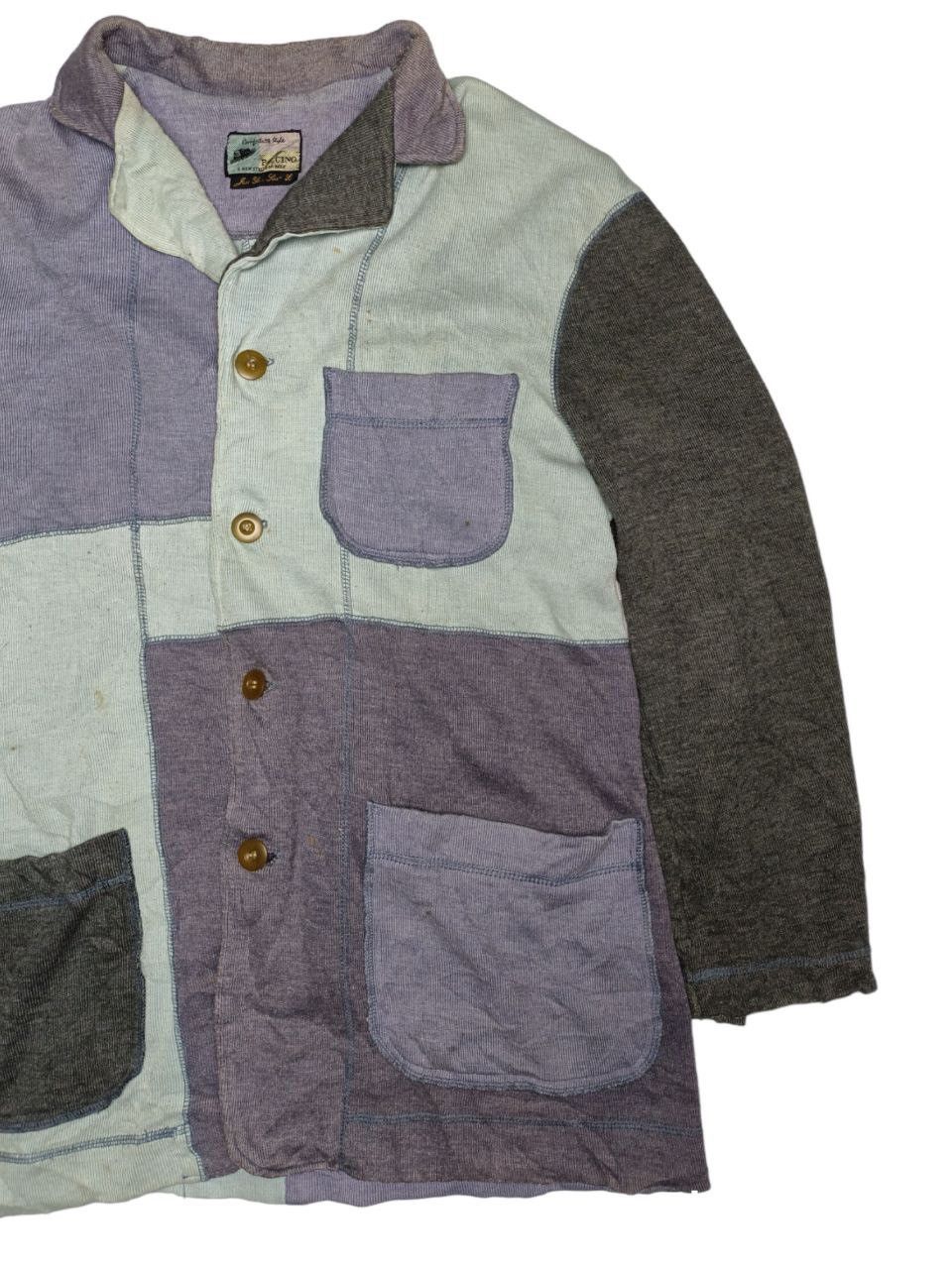 Japanese Brand Paccino Japan Patchwork Style Cardigan Jacket Size US L / EU 52-54 / 3 - 5 Thumbnail