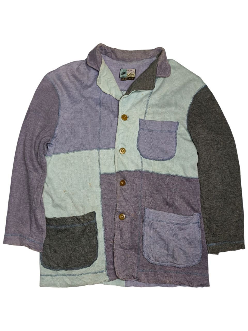 Japanese Brand Paccino Japan Patchwork Style Cardigan Jacket Size US L / EU 52-54 / 3 - 1 Thumbnail