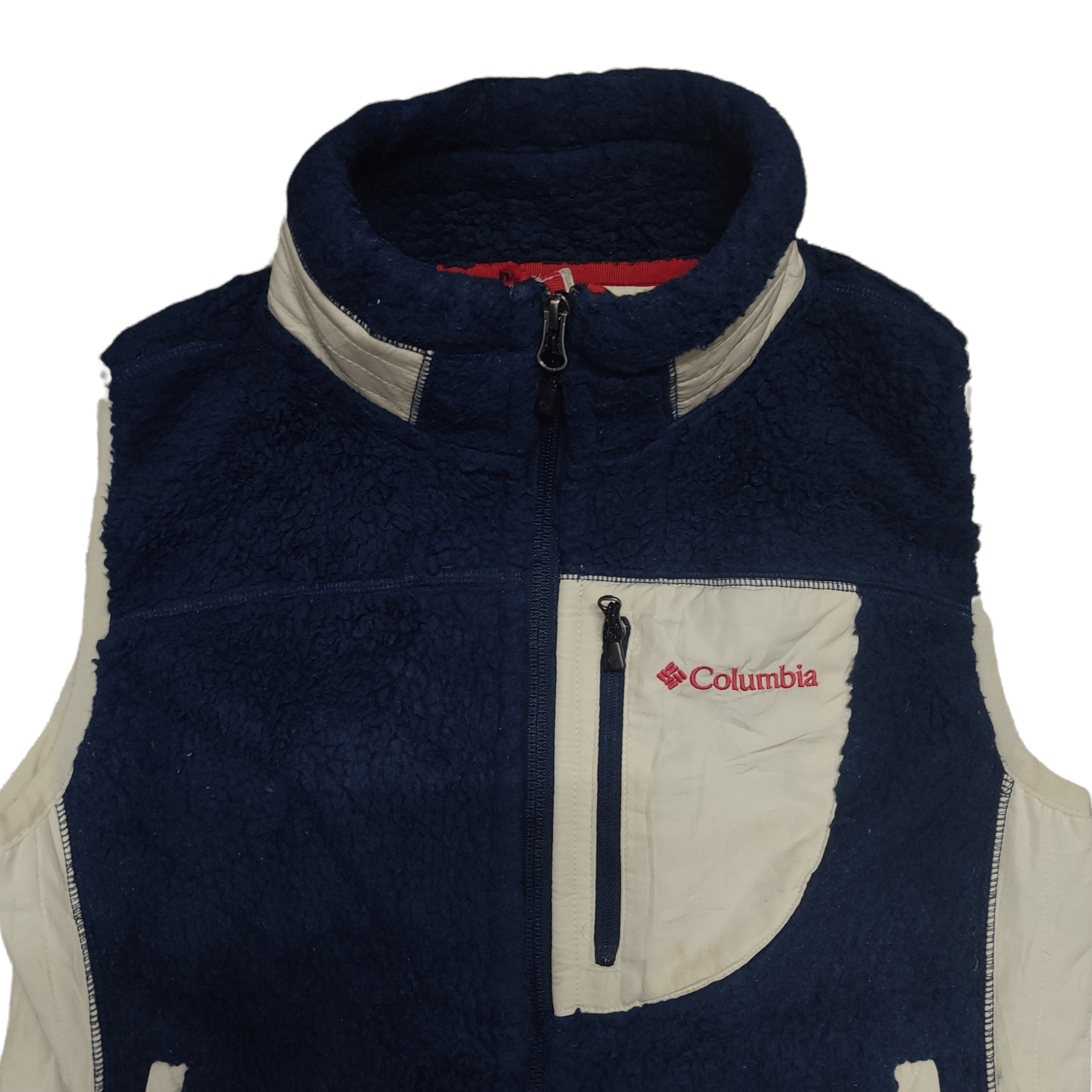 Columbia Vtg Columbia Fleece Sherpa Vest Omni-Bloc Wind Protection Size M / US 6-8 / IT 42-44 - 2 Thumbnail