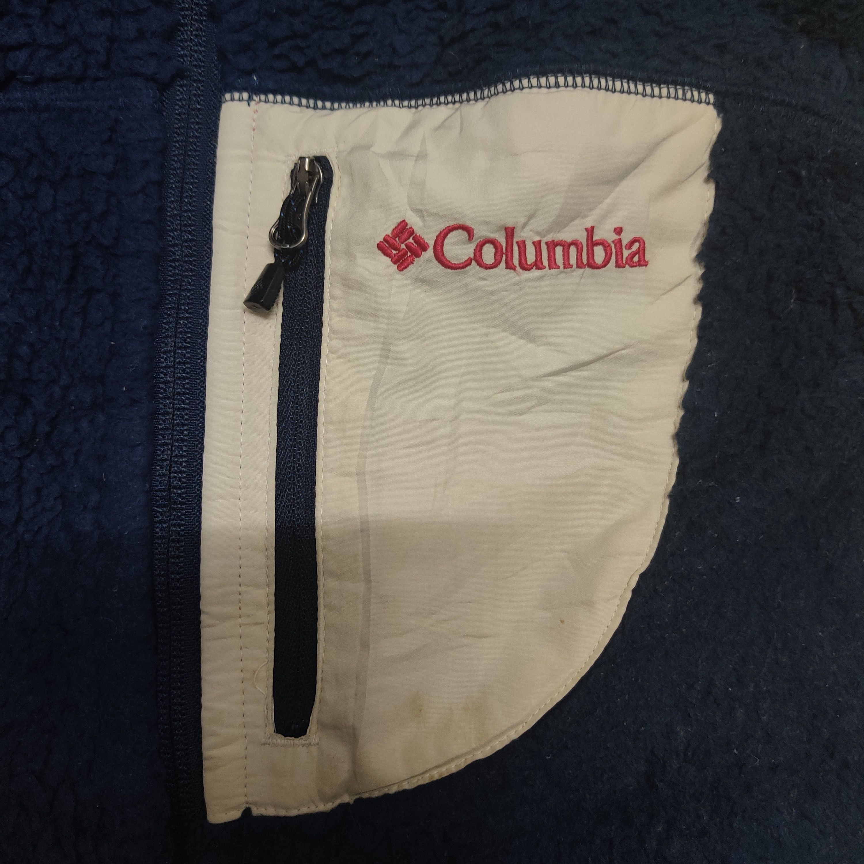 Columbia Vtg Columbia Fleece Sherpa Vest Omni-Bloc Wind Protection Size M / US 6-8 / IT 42-44 - 4 Thumbnail