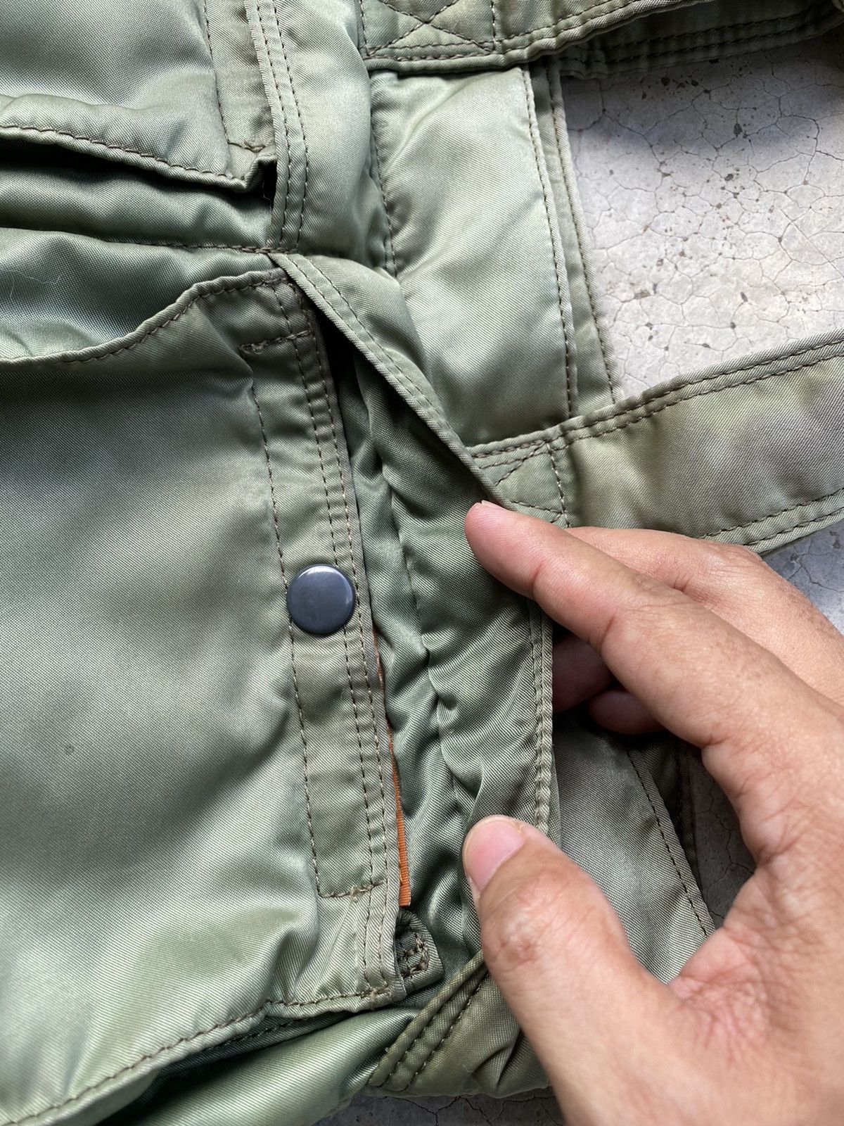 Head Porter 💥PORTER YOSHIDA & Co. Tanker Nylon Totebag Rare Army Green Size ONE SIZE - 22 Thumbnail