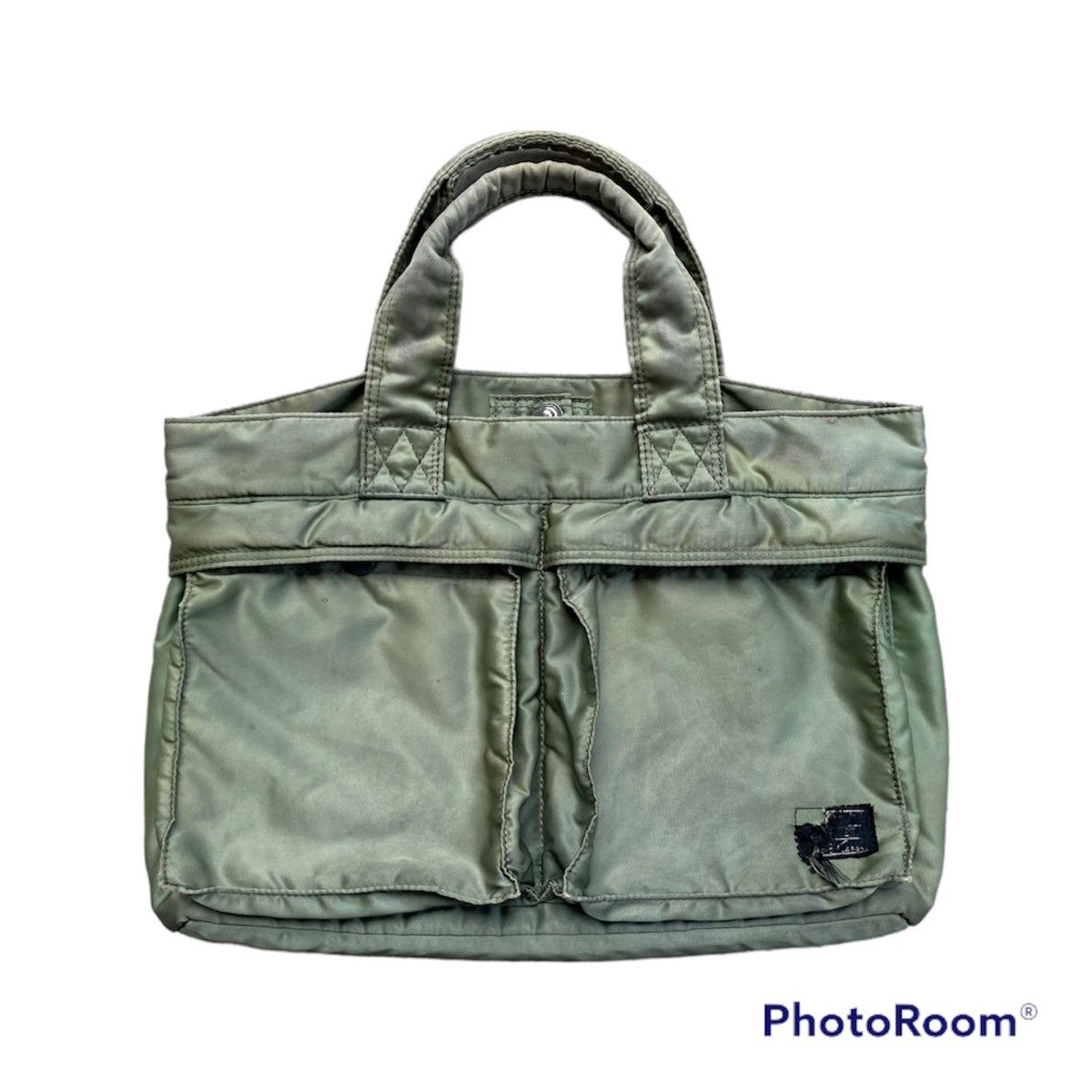 Head Porter 💥PORTER YOSHIDA & Co. Tanker Nylon Totebag Rare Army Green Size ONE SIZE - 1 Thumbnail