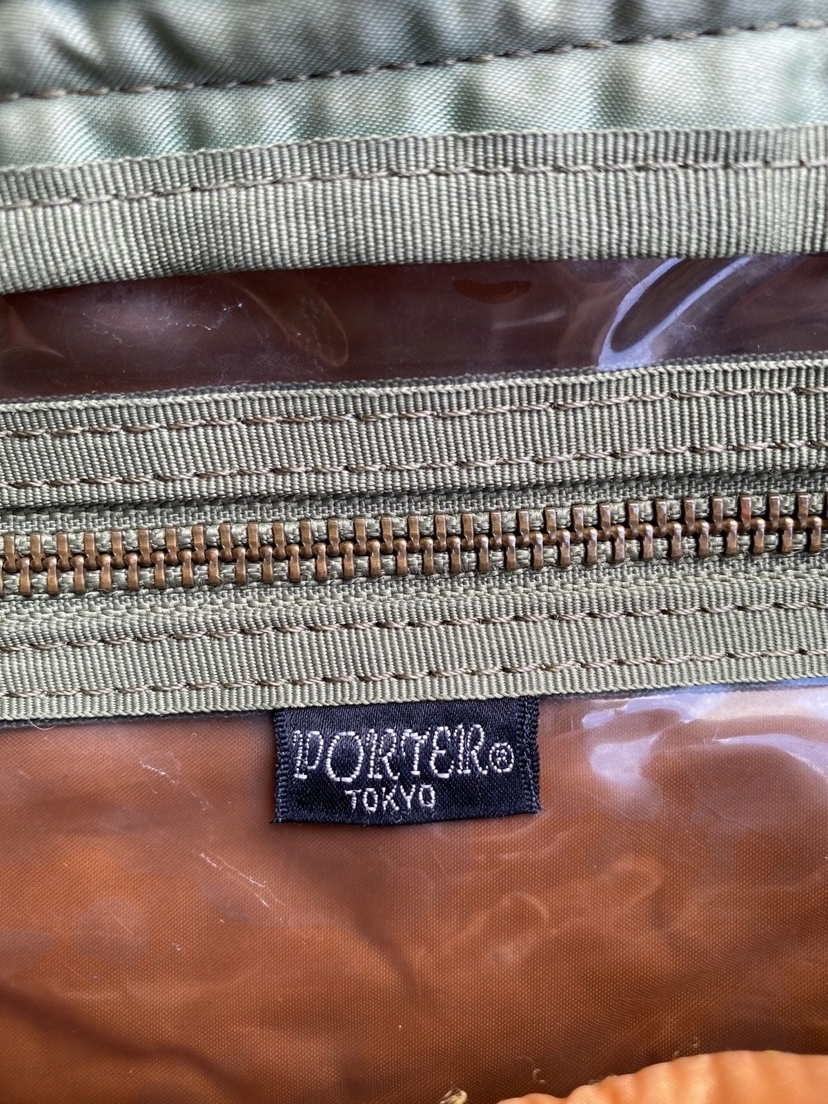 Head Porter 💥PORTER YOSHIDA & Co. Tanker Nylon Totebag Rare Army Green Size ONE SIZE - 11 Thumbnail