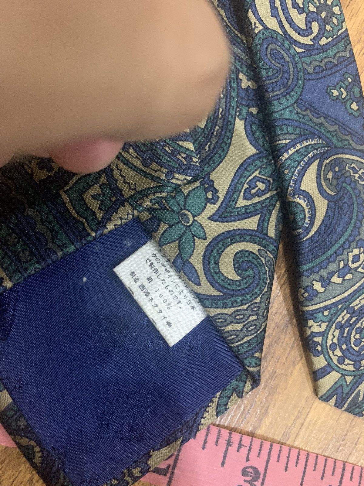 Balenciaga VINTAGE BALENCIAGA PAISLEY NECK TIE Size ONE SIZE - 4 Thumbnail