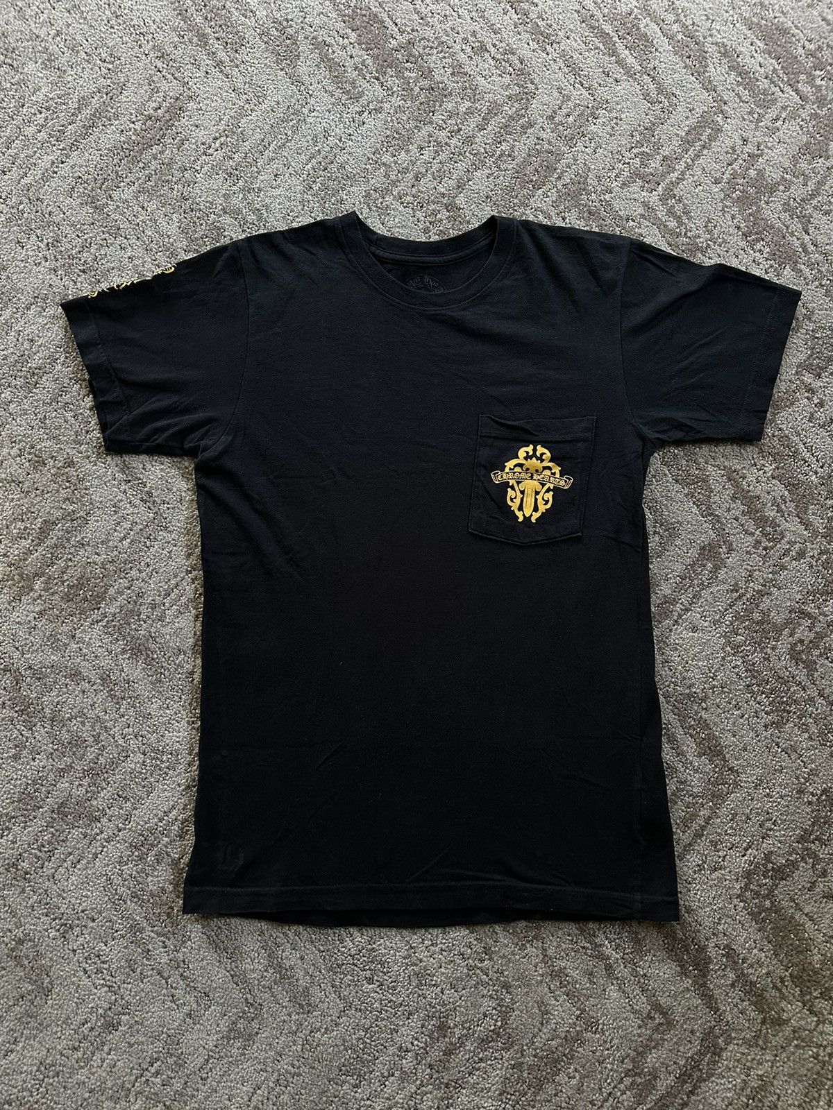 image of Chrome Hearts Dagger Tee in Black, Men's (Size Small)