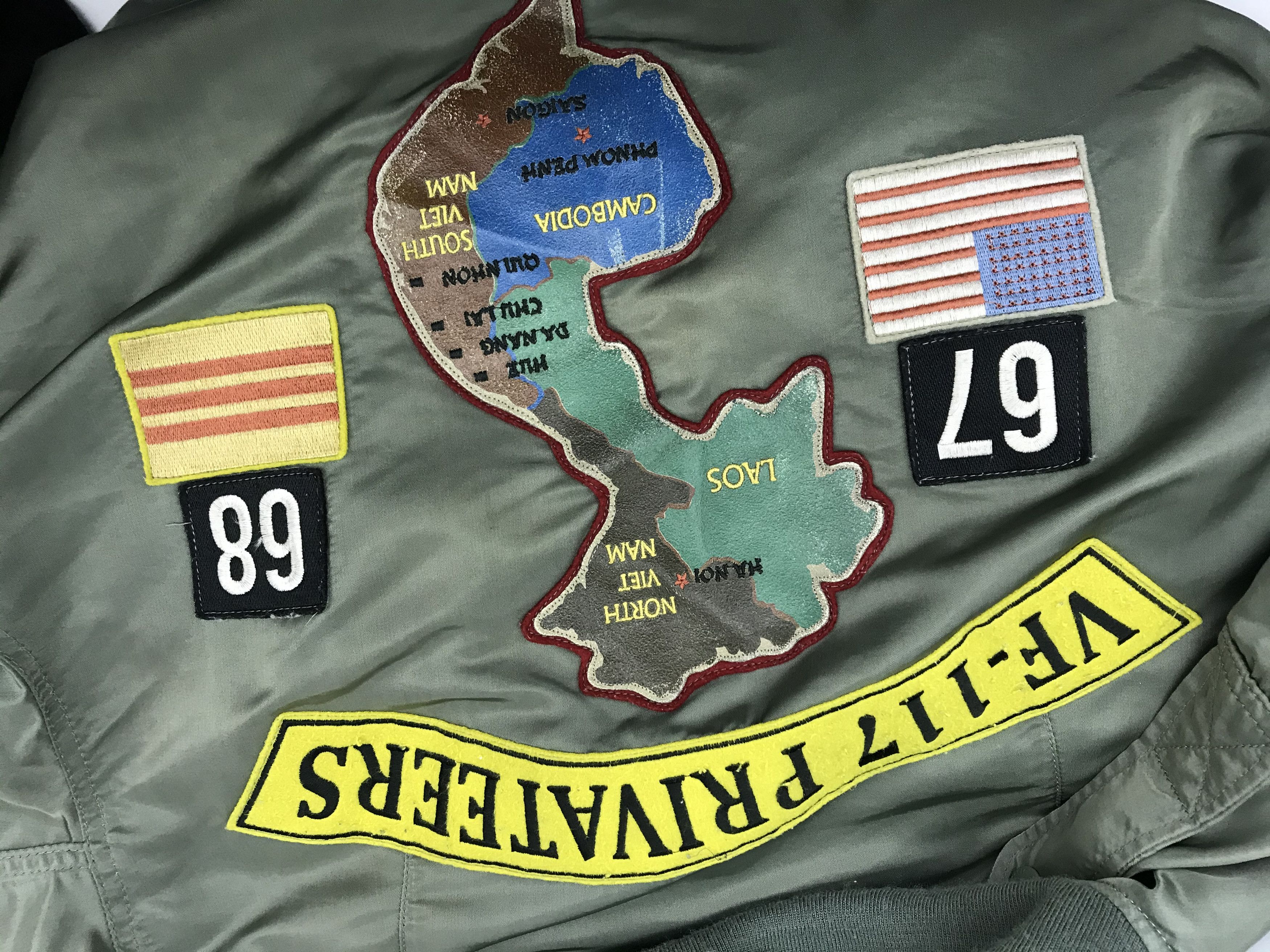 Avirex Vintage Avirex bomber jacket VF 117 Vietnam Size US XL / EU 56 / 4 - 18 Thumbnail