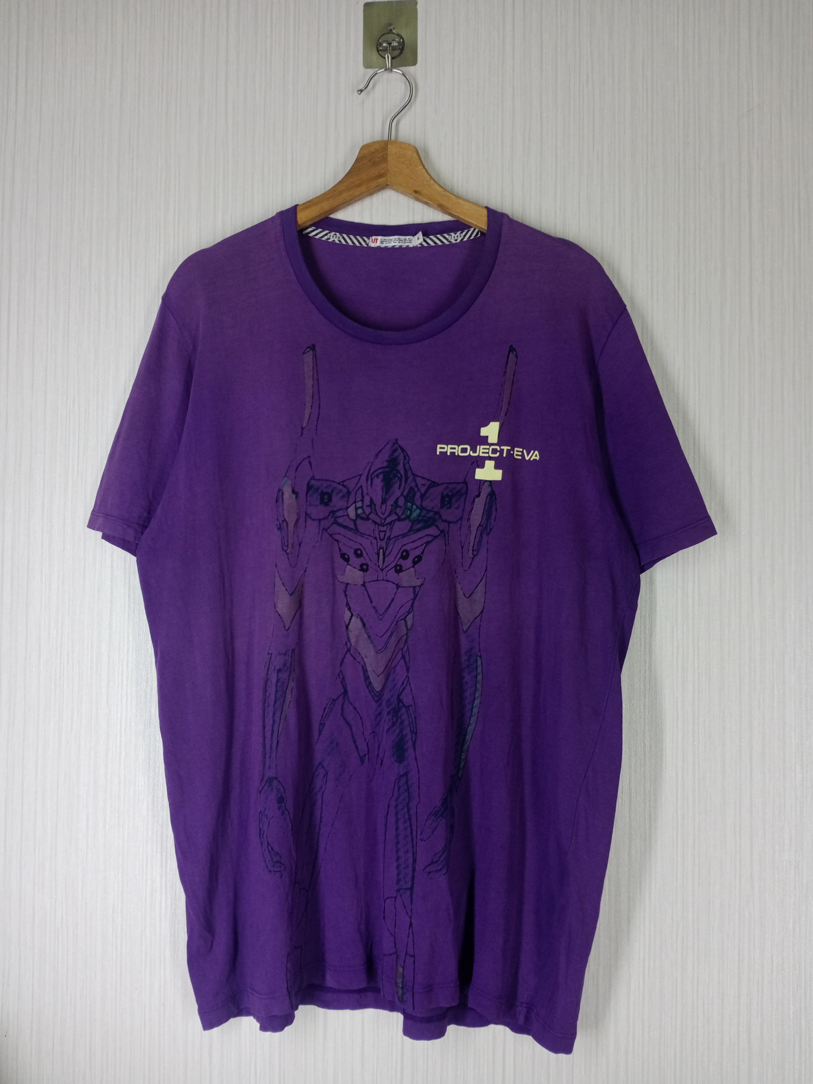 Anime NEON GENESIS EVANGELION Project 1 Anime Manga Tshirt Size US XL / EU 56 / 4 - 1 Thumbnail