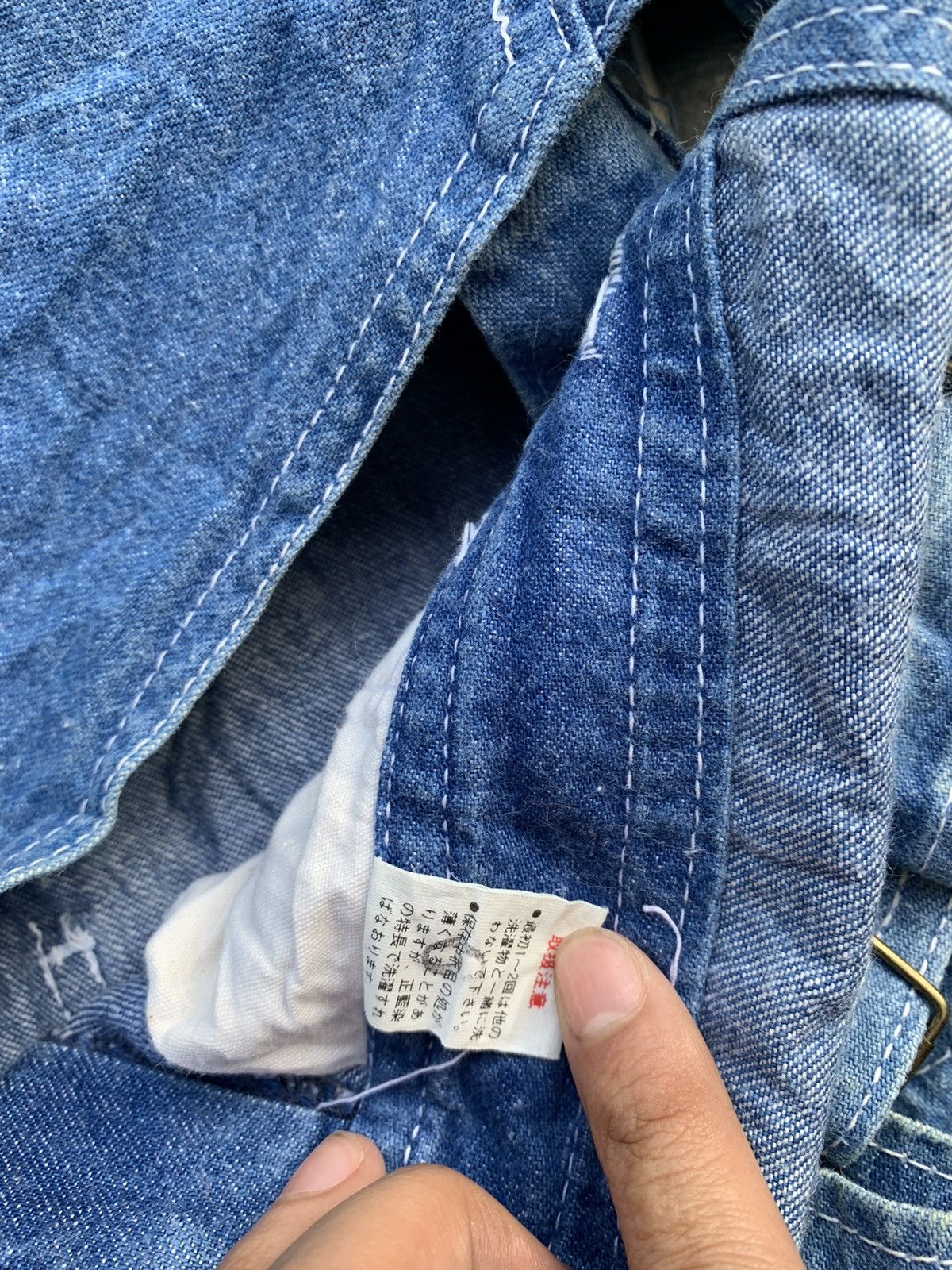Japanese Brand × Vintage Blue Mountain Overall Denim Size US 27 - 6 Thumbnail