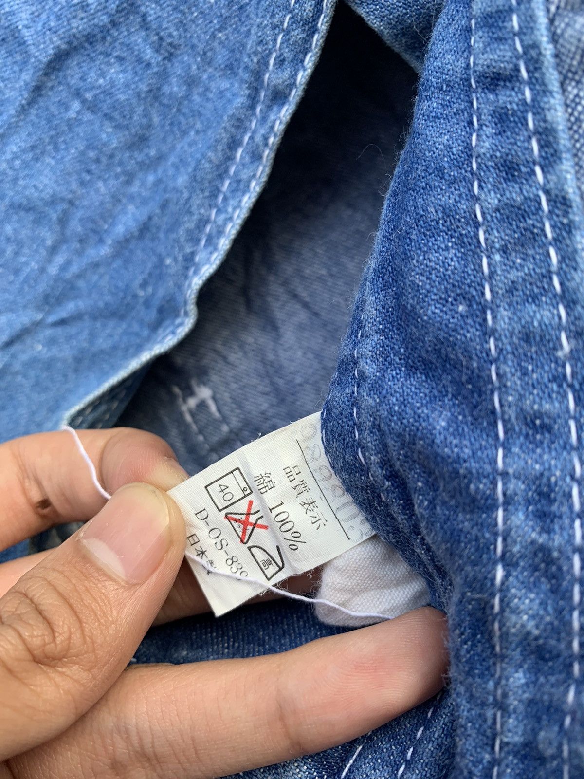 Japanese Brand × Vintage Blue Mountain Overall Denim Size US 27 - 5 Thumbnail