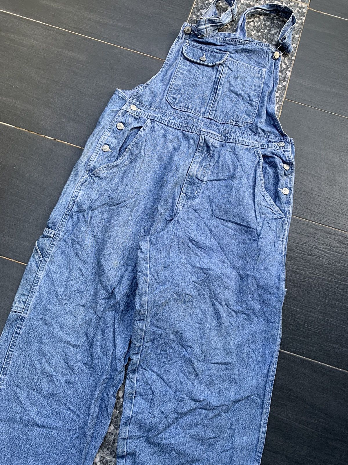 Japanese Brand × Vintage Blue Mountain Overall Denim Size US 27 - 8 Thumbnail