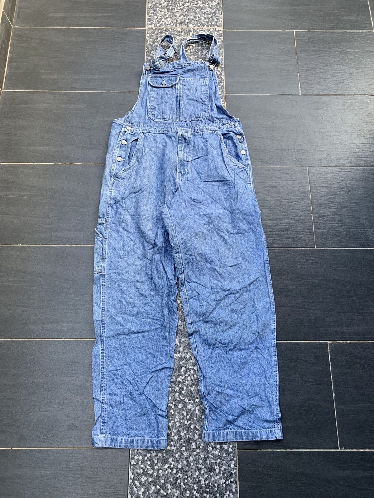 Japanese Brand × Vintage Blue Mountain Overall Denim Size US 27 - 7 Thumbnail