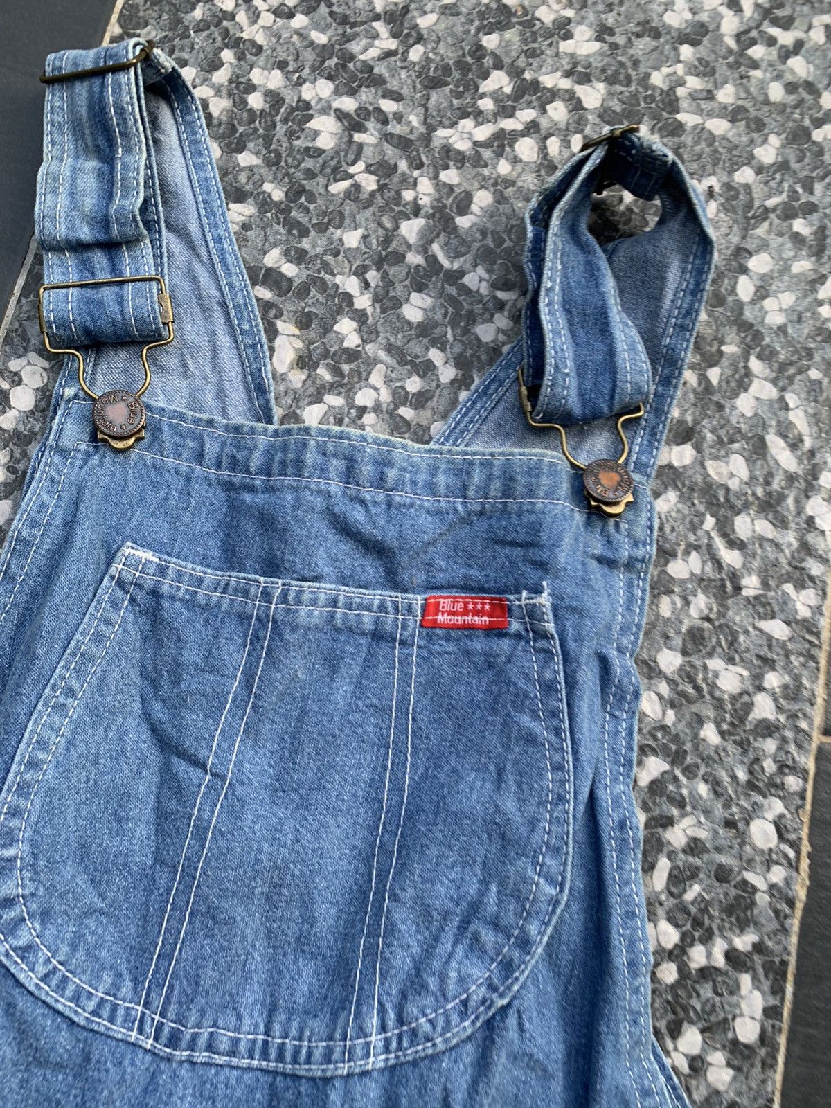 Japanese Brand × Vintage Blue Mountain Overall Denim Size US 27 - 4 Thumbnail