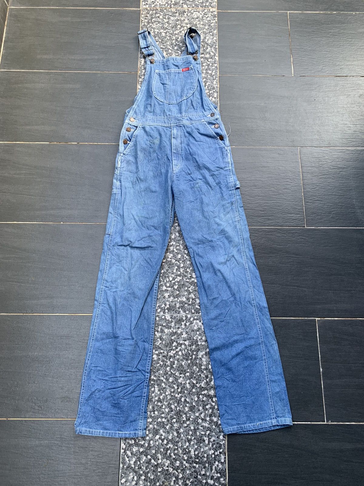 Japanese Brand × Vintage Blue Mountain Overall Denim Size US 27 - 1 Thumbnail