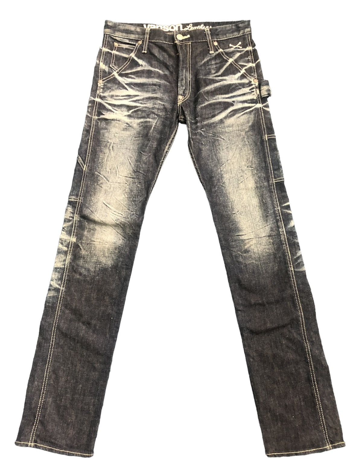Beauty Beast Vanson Leather Jeans Size US 33 - 1 Thumbnail