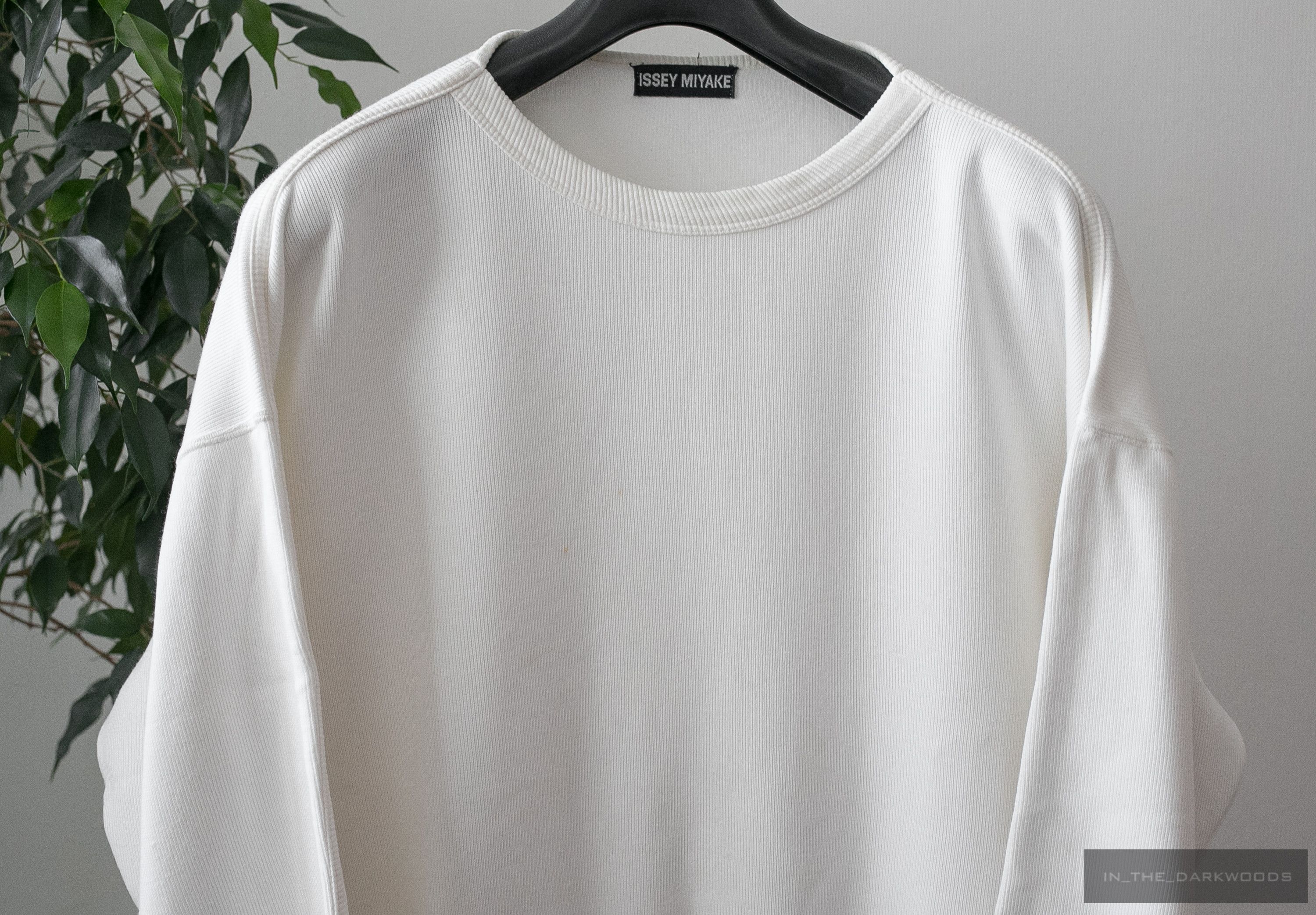 Issey Miyake back logo cotton sweatshirt Size US M / EU 48-50 / 2 - 4 Thumbnail