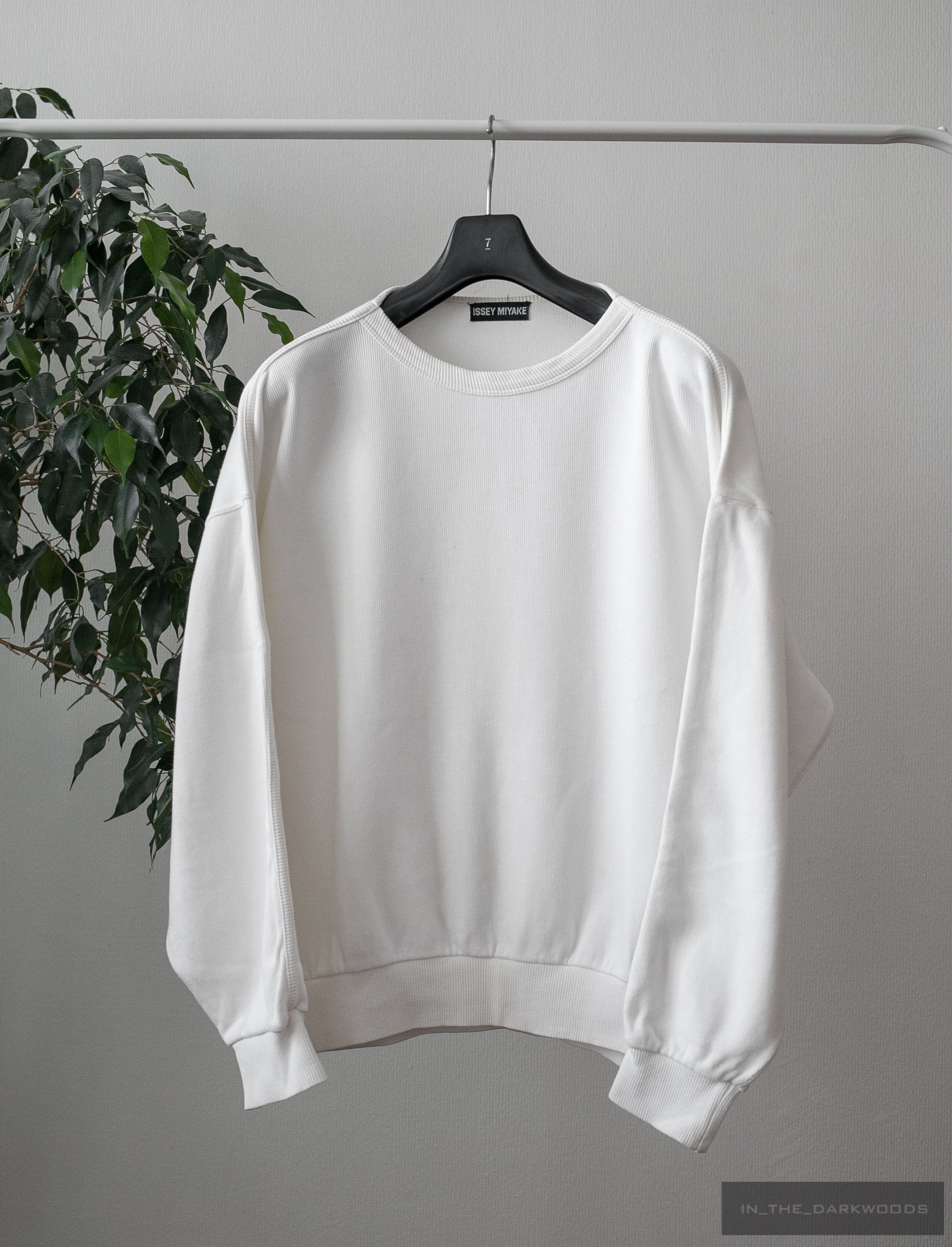 Issey Miyake back logo cotton sweatshirt Size US M / EU 48-50 / 2 - 3 Thumbnail