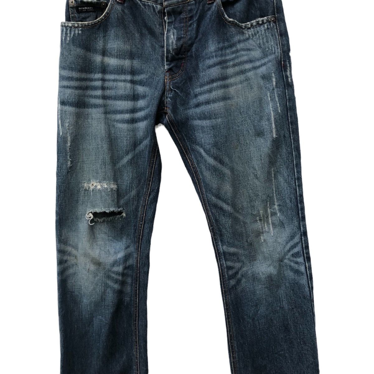 Burberry AUTHENTIC BURBERRY BLACK LABEL DISTRESSED DENIM PANTS Size US 32 / EU 48 - 3 Thumbnail