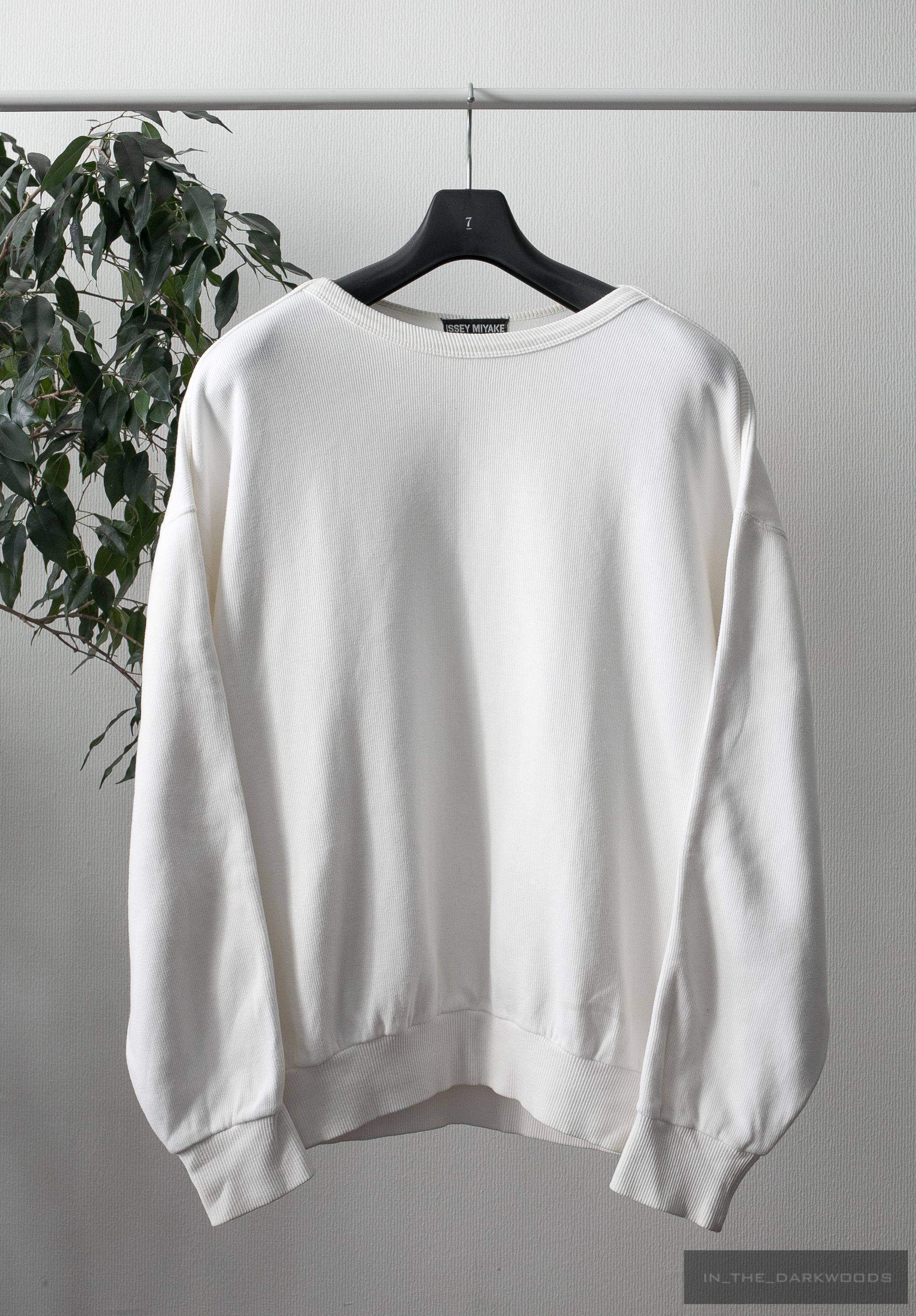 Issey Miyake back logo cotton sweatshirt Size US M / EU 48-50 / 2 - 1 Thumbnail