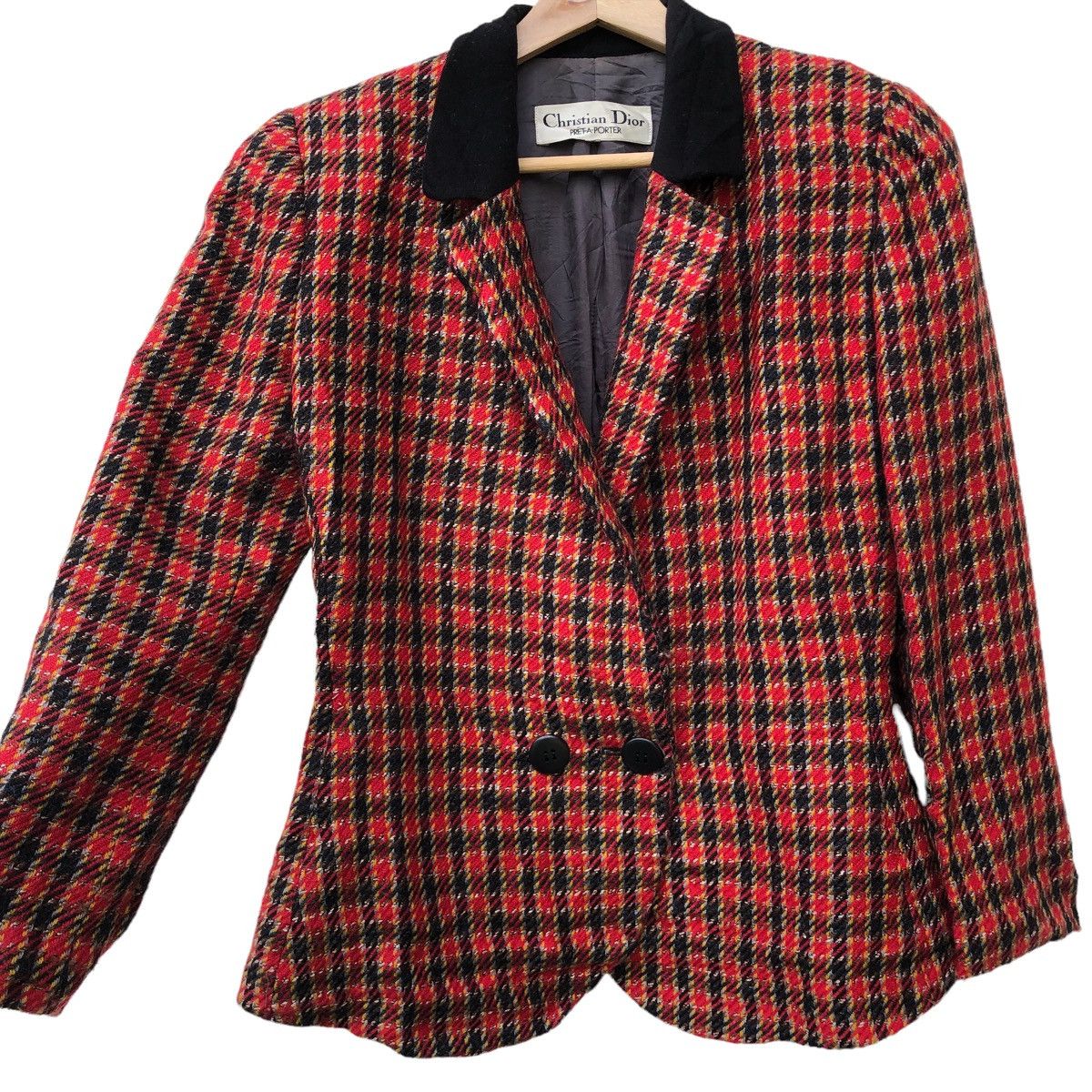 Aran Isles Knitwear 🔥CHRISTIAN DIOR PRET A PORTER KNIT JACKET Size M / US 6-8 / IT 42-44 - 1 Thumbnail