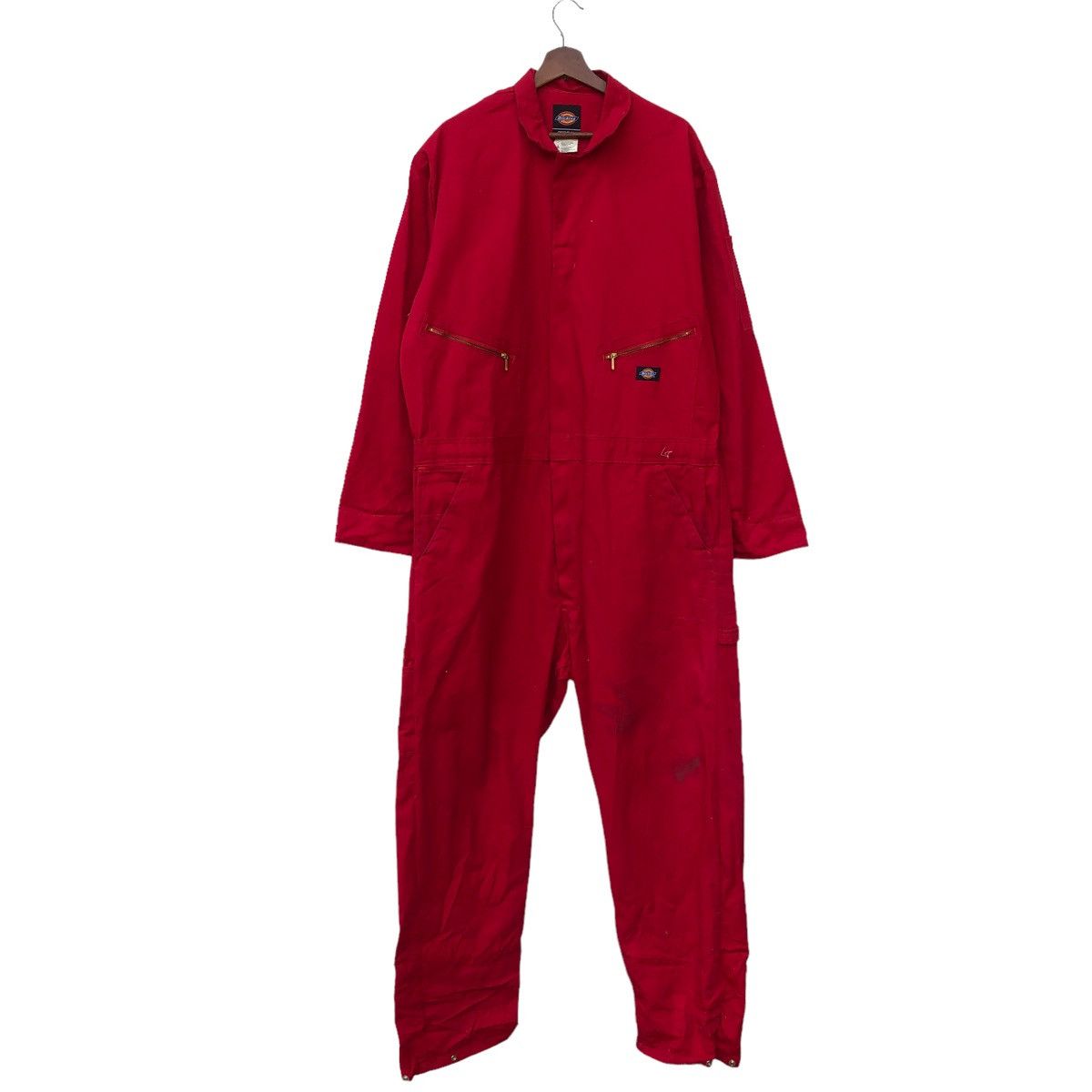 image of Dickies Oversized Overall Jacket in Red, Men's (Size 37)
