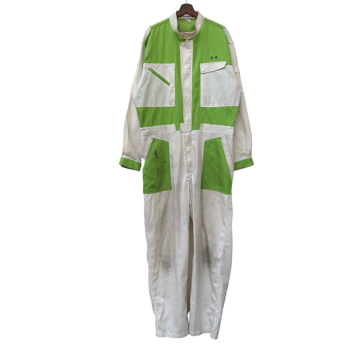 image of Streets Fashion Courreges Homme Tokyo Vehicle Overall in Green, Men's (Size 35)