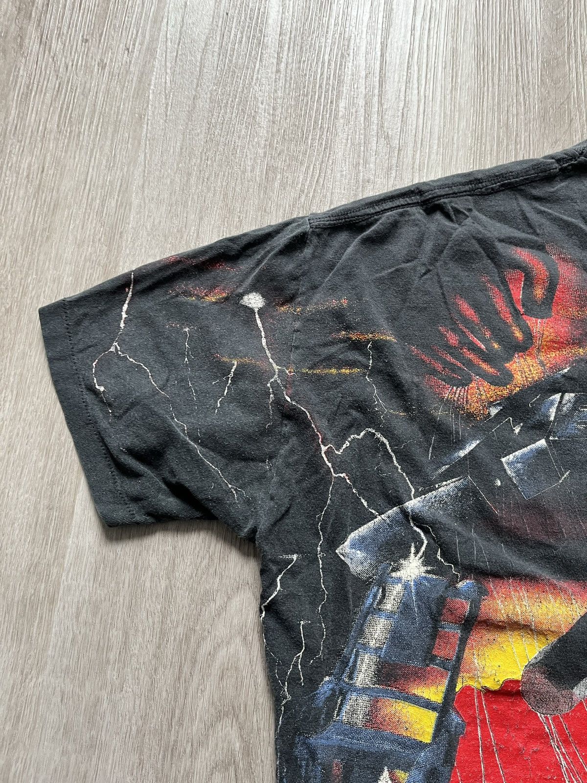 Vintage Vintage Rare 1991 Metallica All Over Print T-shirt Size US XL / EU 56 / 4 - 16 Thumbnail