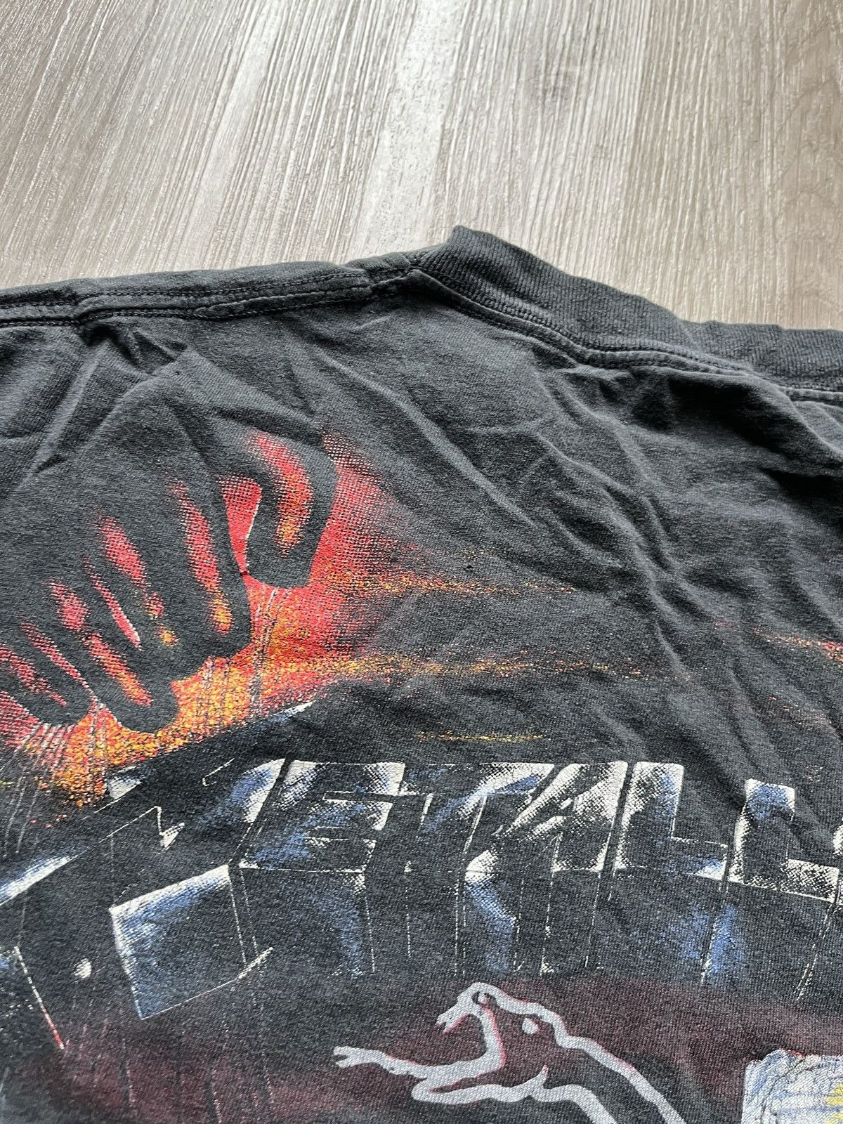 Vintage Vintage Rare 1991 Metallica All Over Print T-shirt Size US XL / EU 56 / 4 - 25 Thumbnail