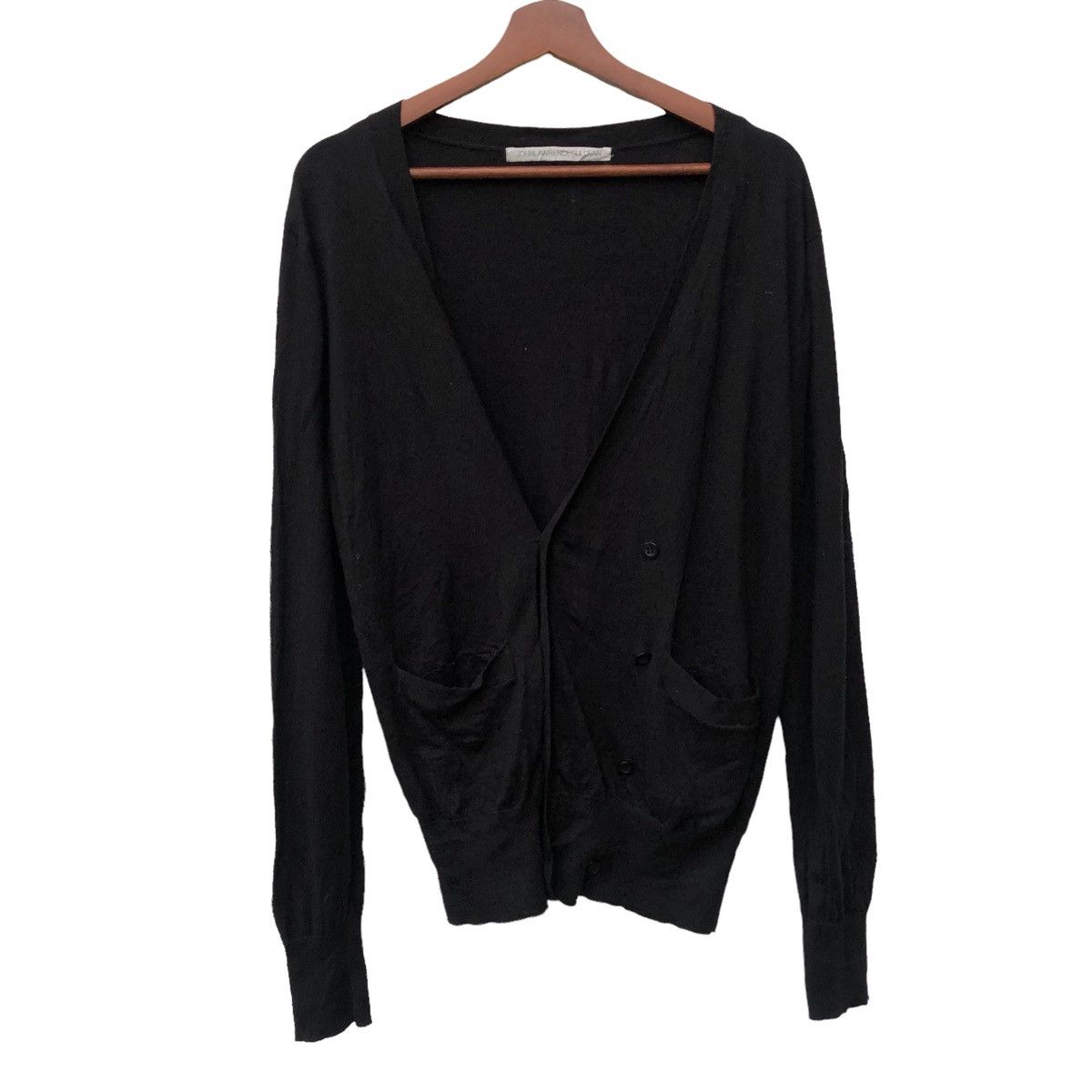 image of Aran Isles Knitwear x Cardigan John Lawrence Sullivan Jacket in Black, Men's (Size Large)