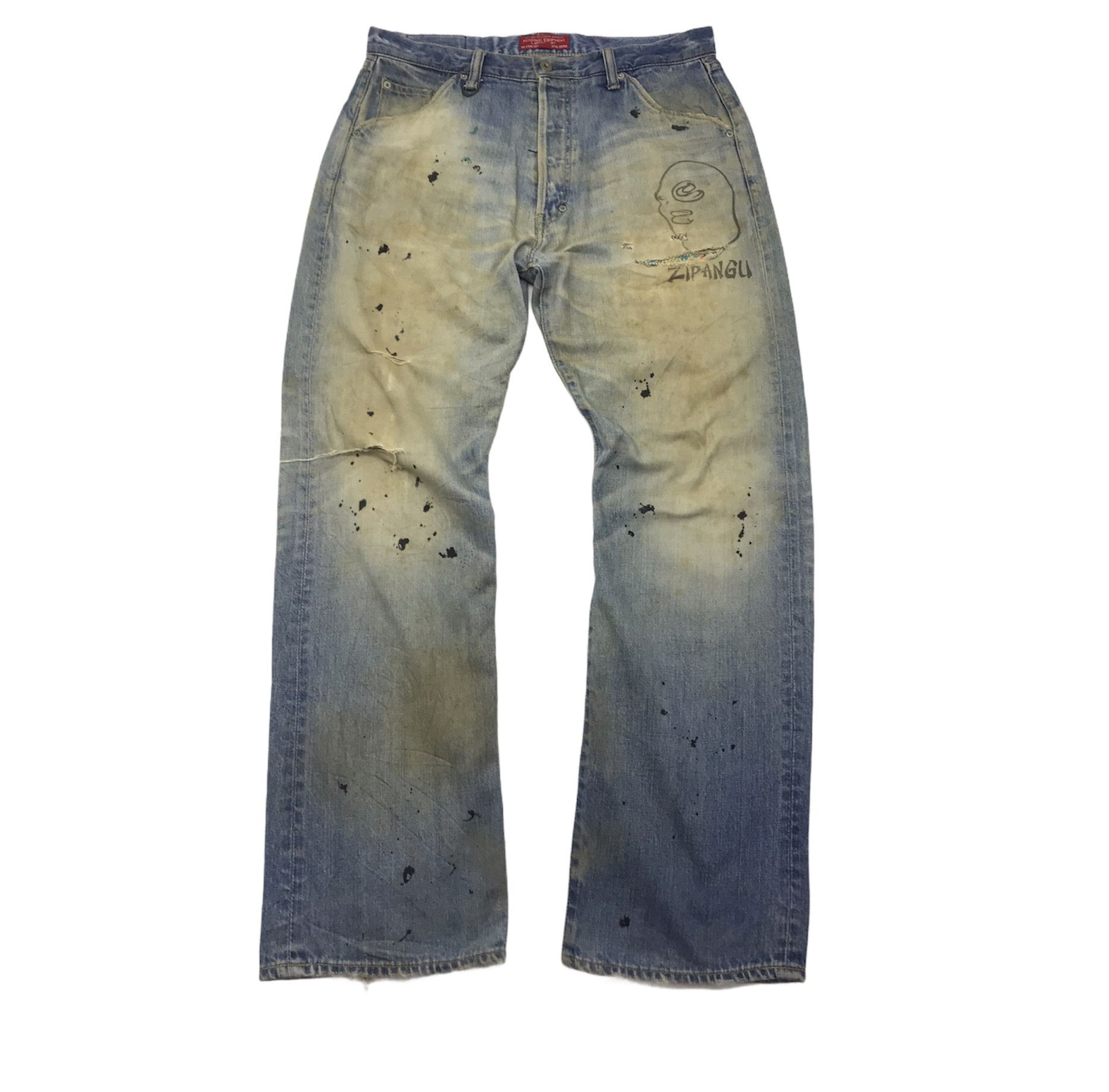 Nitraid ❌Last Drop❌🔥Rare🔥Nitraid Tokyo Distressed Denim jeans Size US 36 / EU 52 - 2 Thumbnail