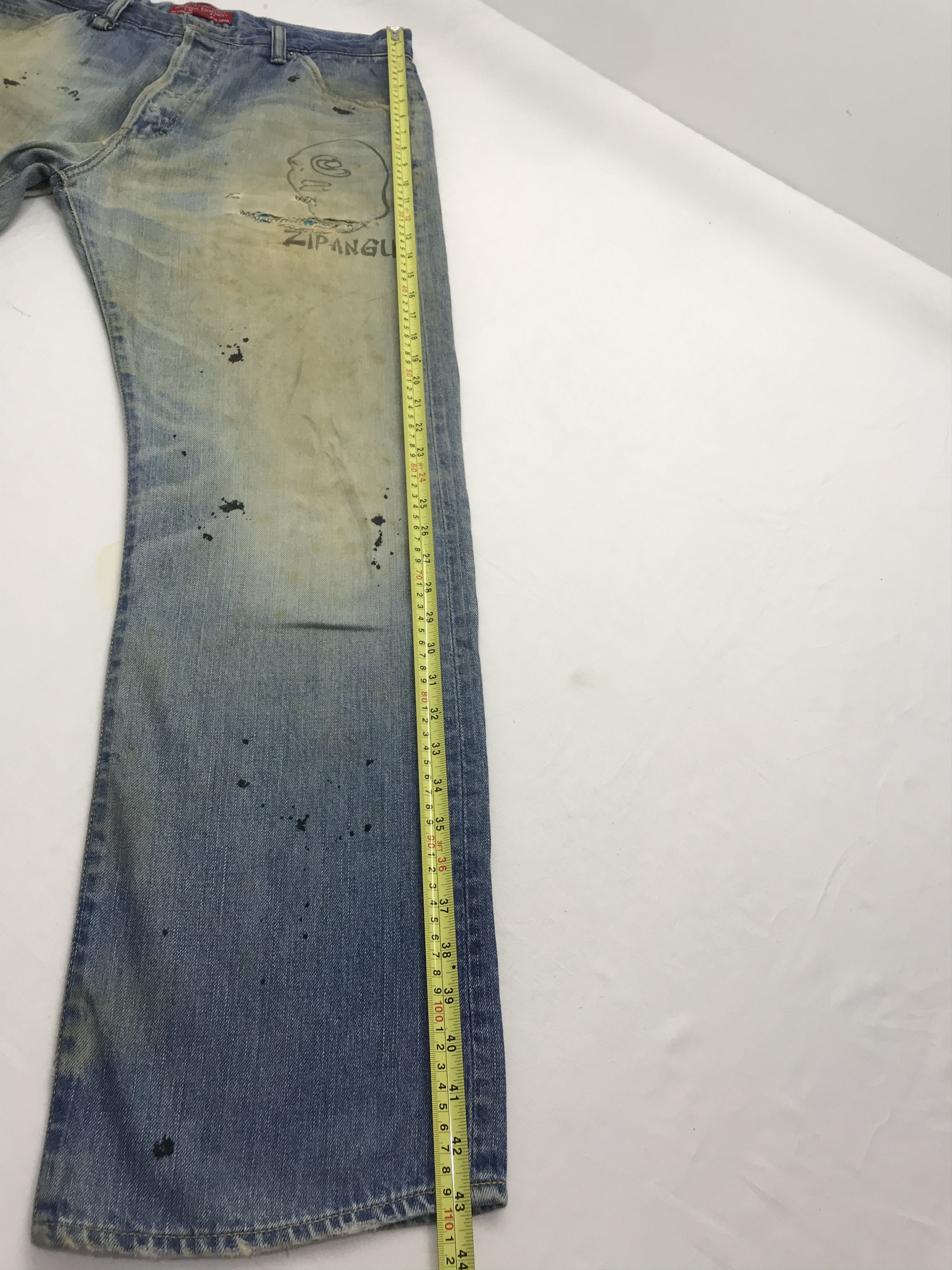 Nitraid ❌Last Drop❌🔥Rare🔥Nitraid Tokyo Distressed Denim jeans Size US 36 / EU 52 - 9 Thumbnail