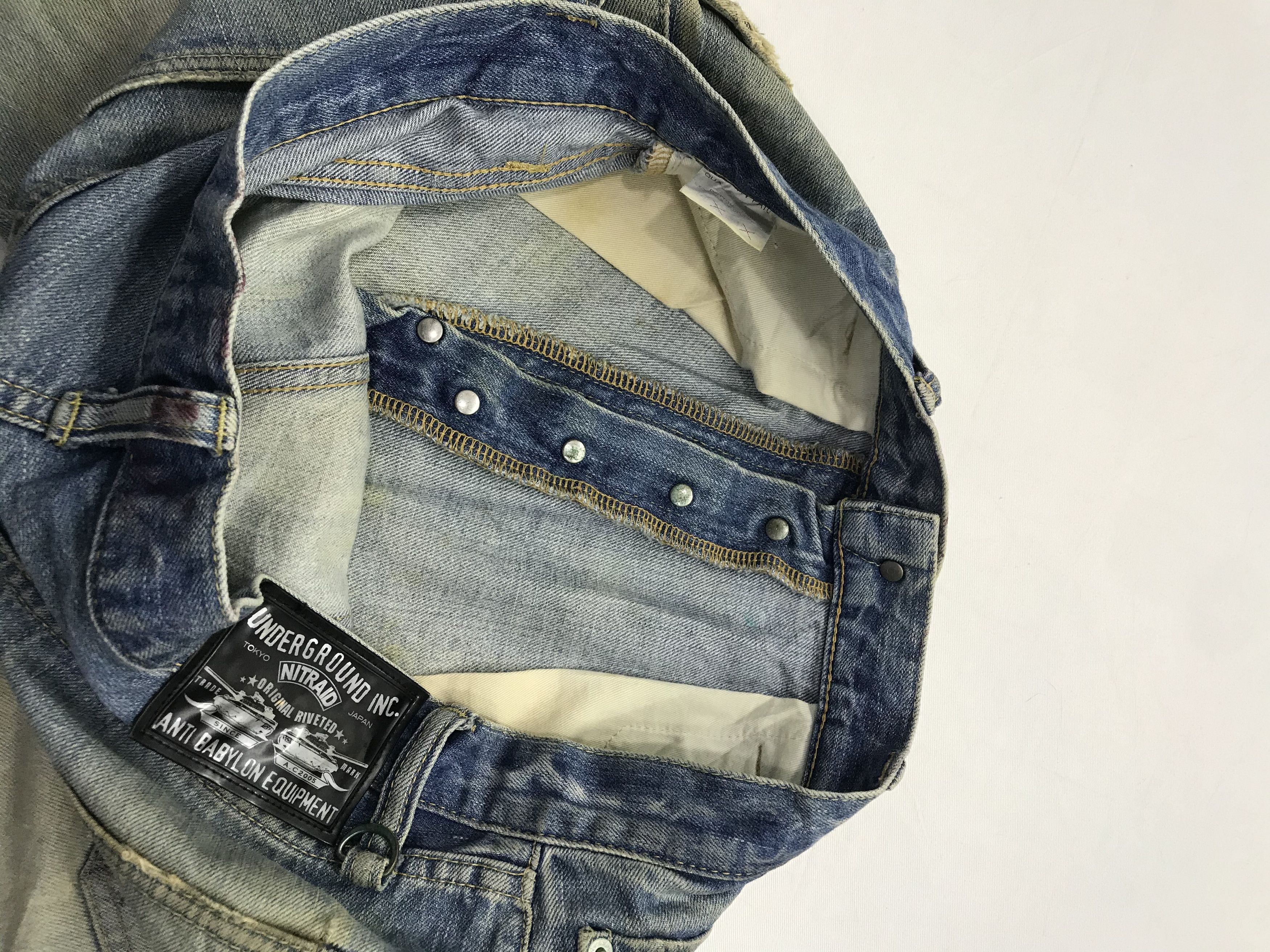 Nitraid ❌Last Drop❌🔥Rare🔥Nitraid Tokyo Distressed Denim jeans Size US 36 / EU 52 - 13 Thumbnail