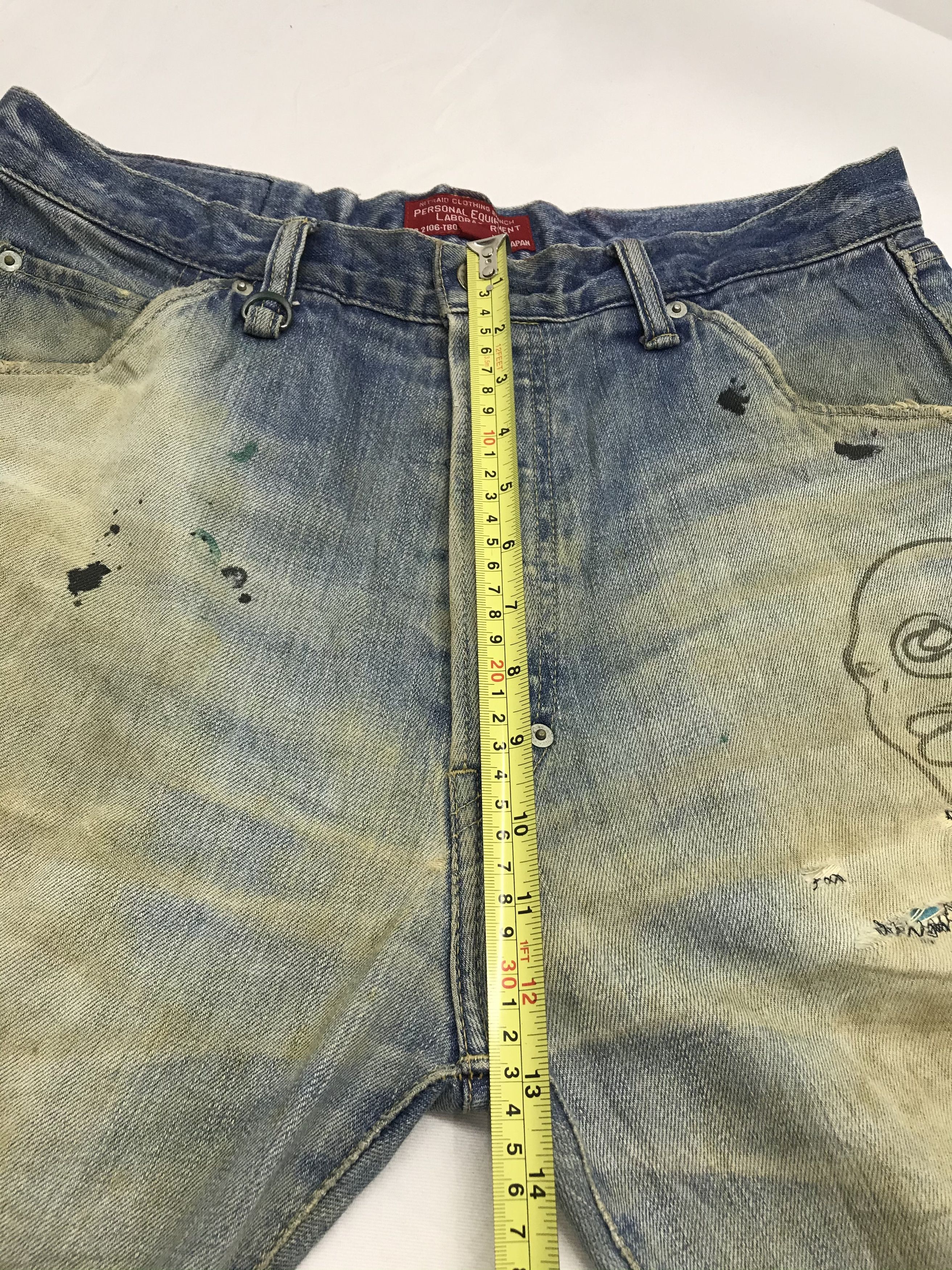 Nitraid ❌Last Drop❌🔥Rare🔥Nitraid Tokyo Distressed Denim jeans Size US 36 / EU 52 - 4 Thumbnail