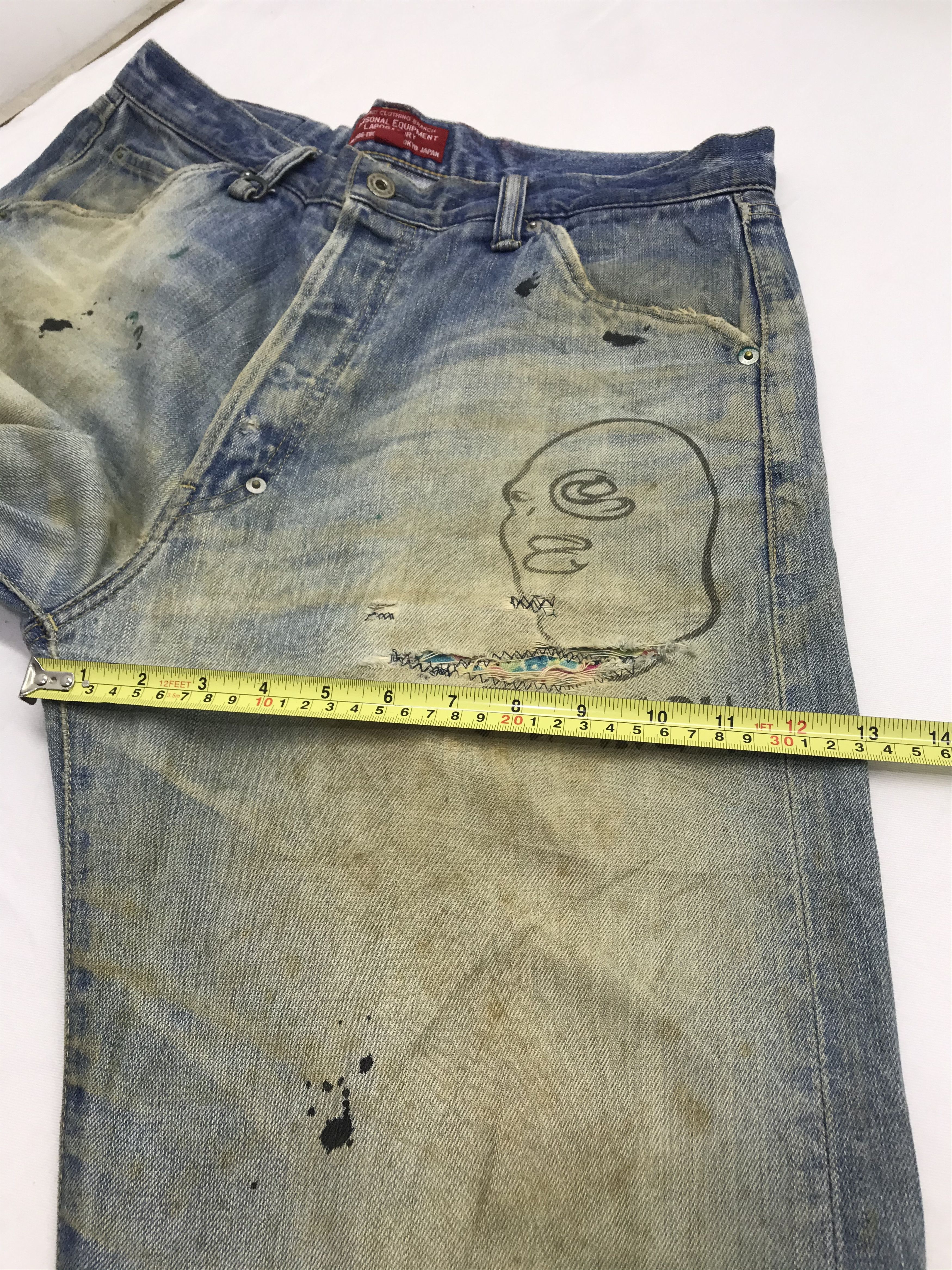 Nitraid ❌Last Drop❌🔥Rare🔥Nitraid Tokyo Distressed Denim jeans Size US 36 / EU 52 - 7 Thumbnail