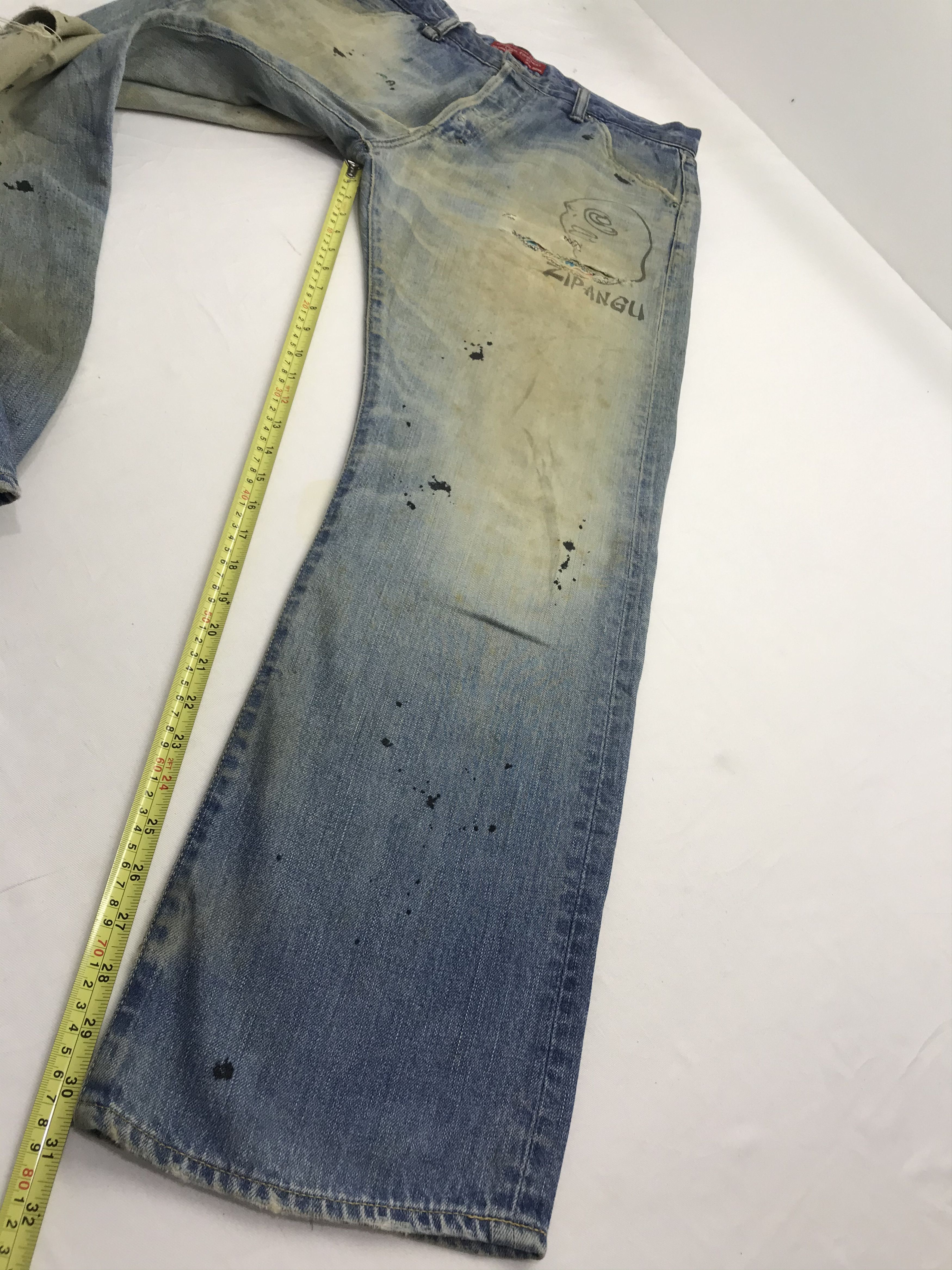 Nitraid ❌Last Drop❌🔥Rare🔥Nitraid Tokyo Distressed Denim jeans Size US 36 / EU 52 - 8 Thumbnail