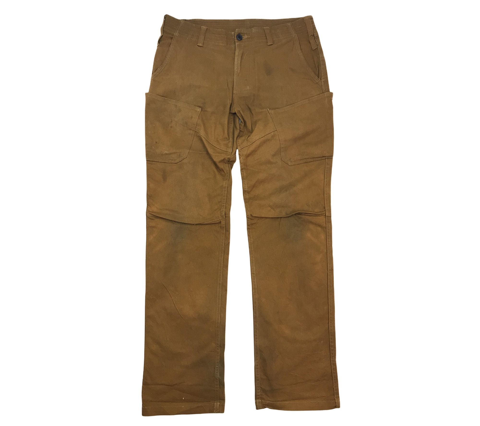 image of Avant Garde x Beauty Beast design Gladiator Armor Network Monkey Pants in Brown, Men's (Size 32)