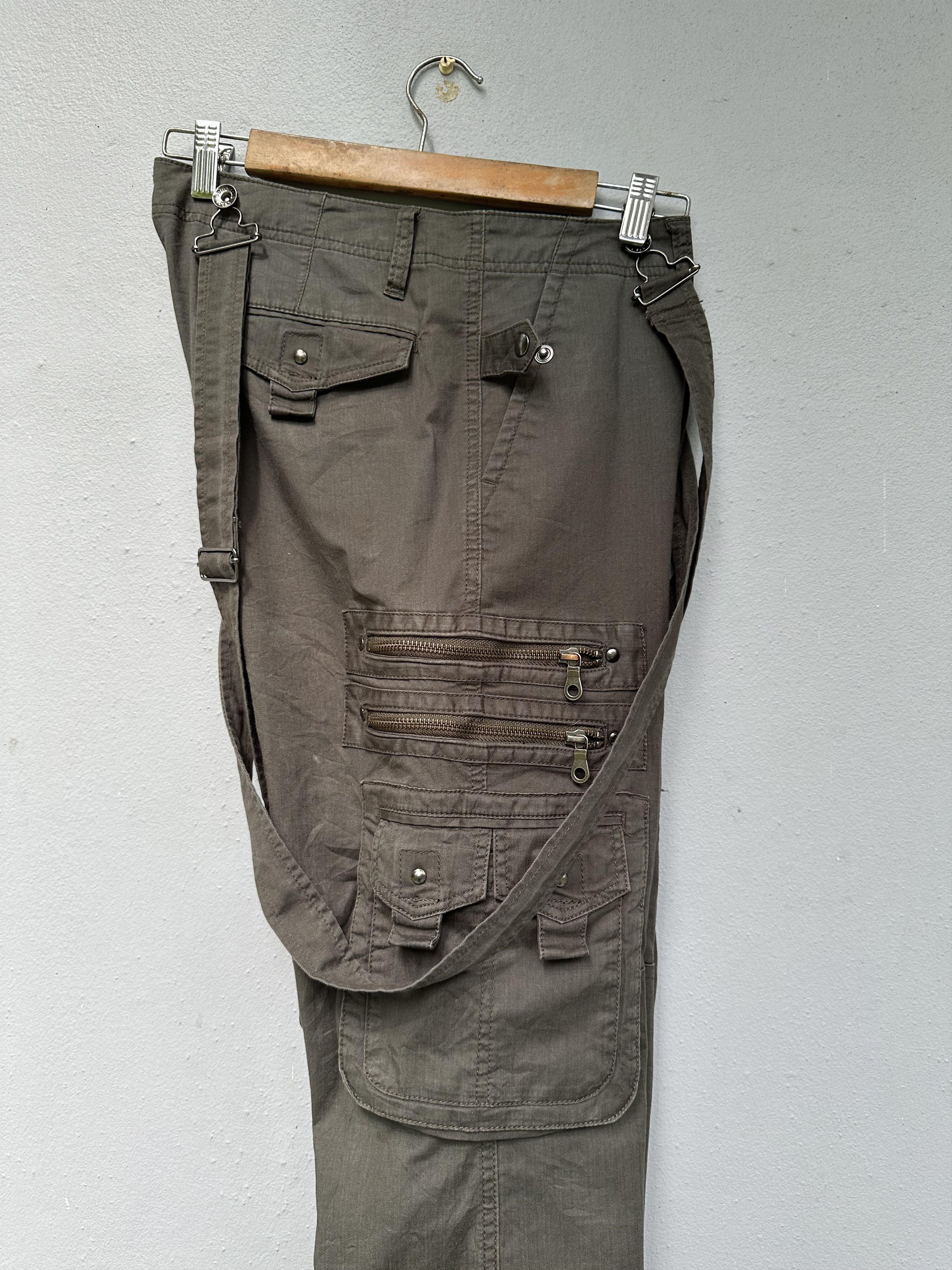 Hysteric Glamour Vintage Suspenders Semantic Design Bondage Cargo Pants Size US 32 / EU 48 - 15 Thumbnail