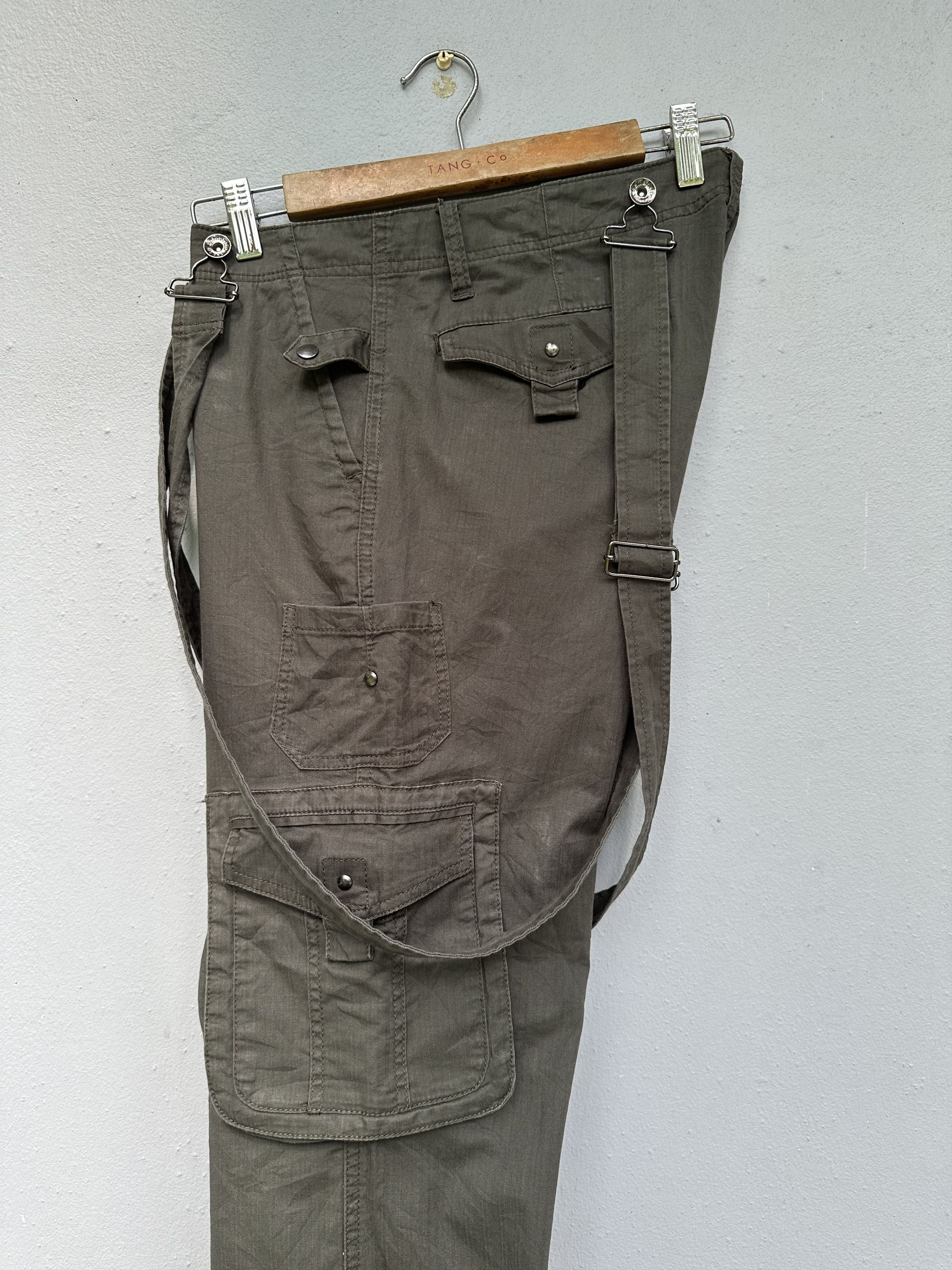 Hysteric Glamour Vintage Suspenders Semantic Design Bondage Cargo Pants Size US 32 / EU 48 - 11 Thumbnail