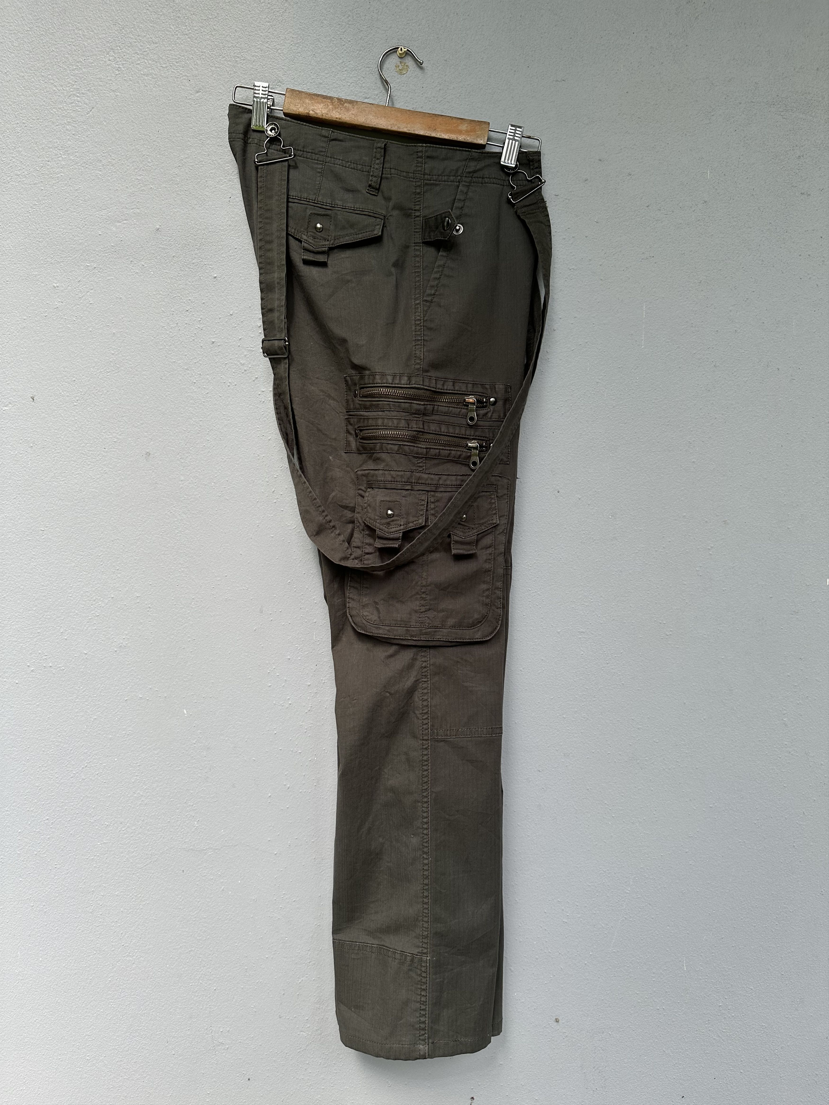 Hysteric Glamour Vintage Suspenders Semantic Design Bondage Cargo Pants Size US 32 / EU 48 - 14 Thumbnail