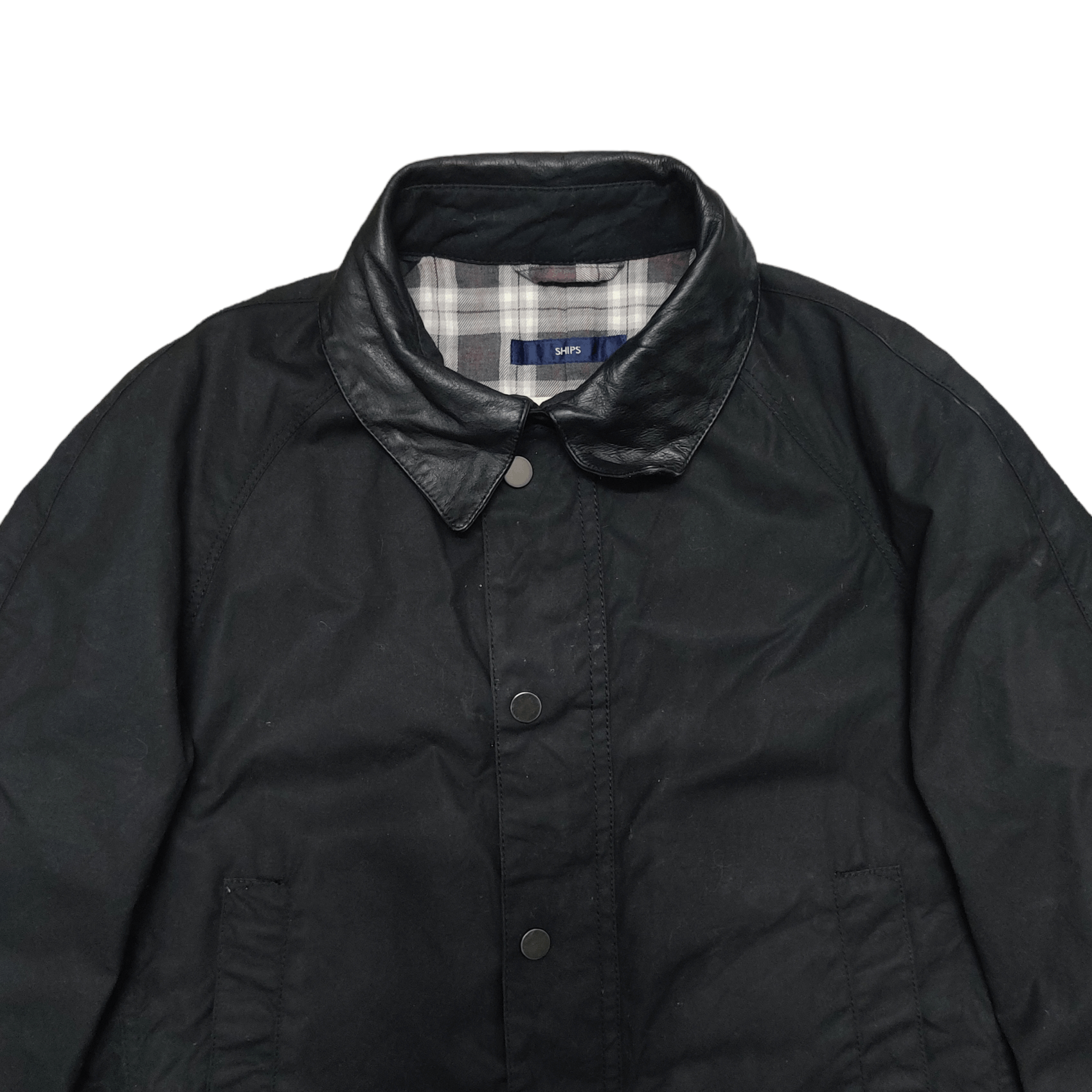 SHIPS Ships x The British Millerain Jacket Leather Collar Size US S / EU 44-46 / 1 - 2 Thumbnail