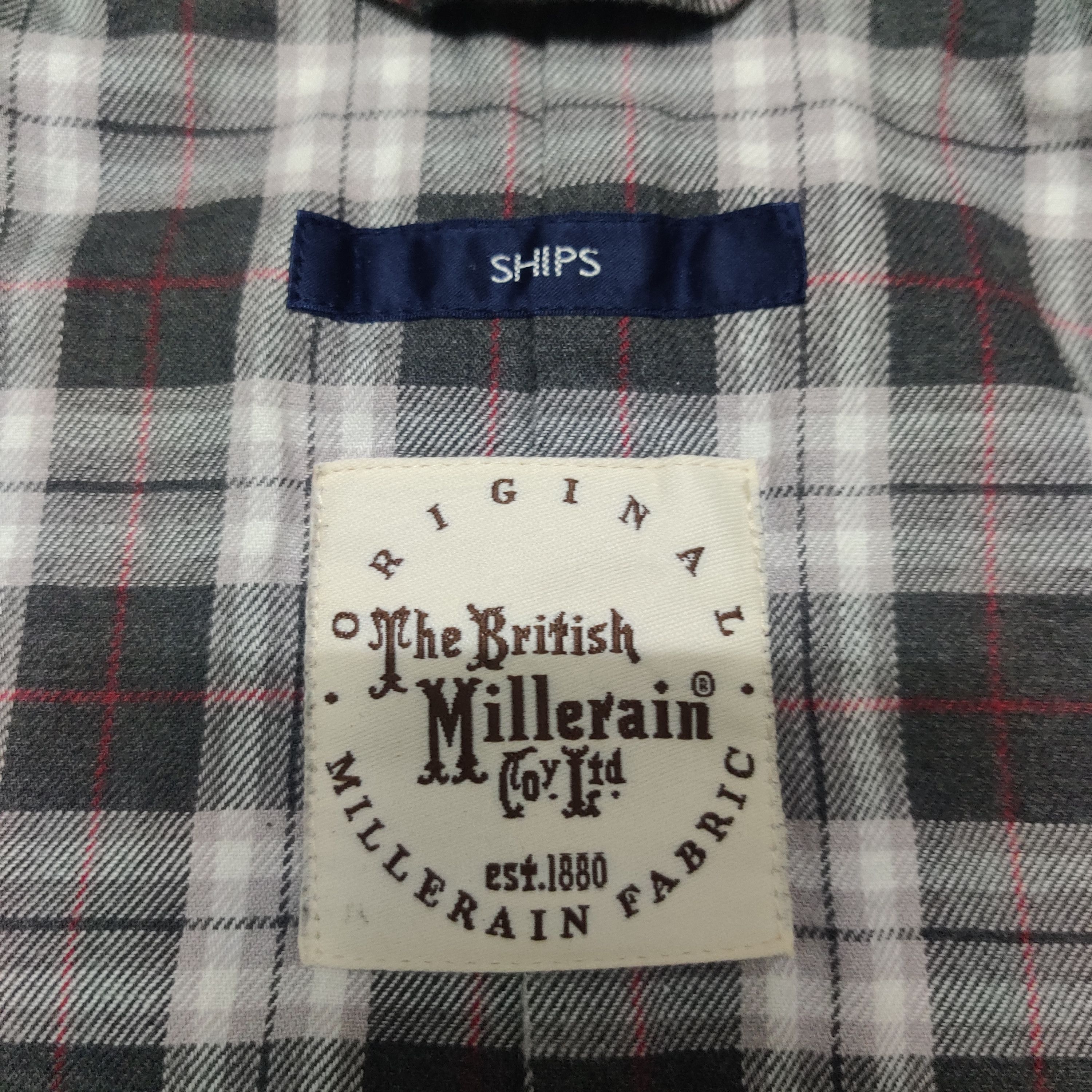 SHIPS Ships x The British Millerain Jacket Leather Collar Size US S / EU 44-46 / 1 - 10 Thumbnail