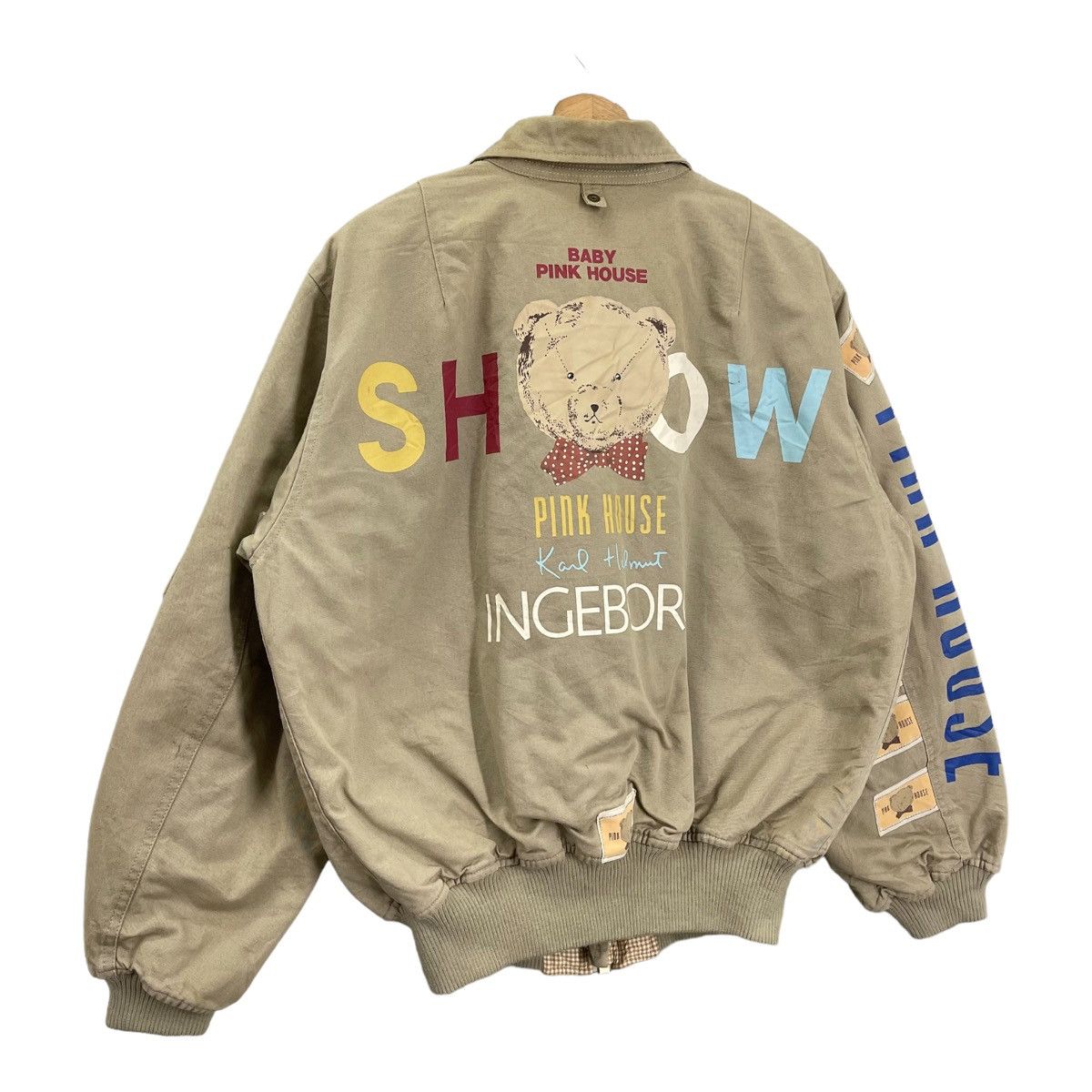 Japanese Brand × Karl Helmut × Pink House Vintage Karl Helmut Pink House Bomber Jacket Size M Size US M / EU 48-50 / 2 - 2 Thumbnail