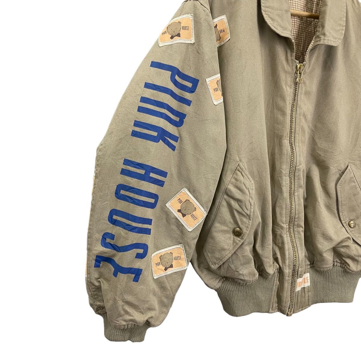 Japanese Brand × Karl Helmut × Pink House Vintage Karl Helmut Pink House Bomber Jacket Size M Size US M / EU 48-50 / 2 - 6 Thumbnail